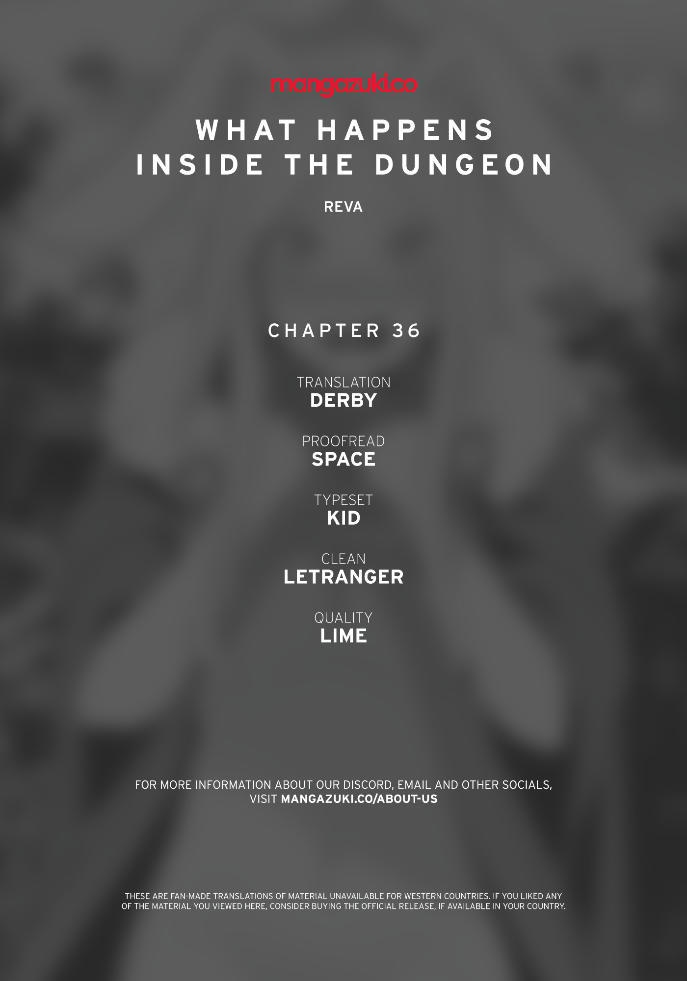 What Happens Inside the Dungeon Chapter 36 page 1 - Chapter 36