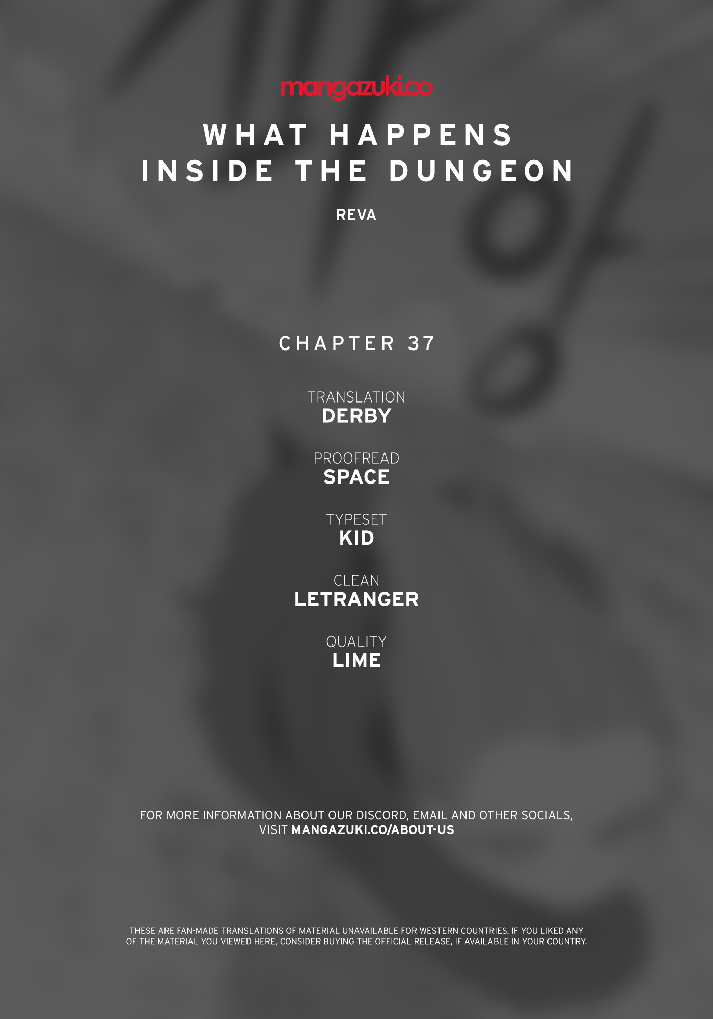 What Happens Inside the Dungeon Chapter 37 page 1 - Chapter 37