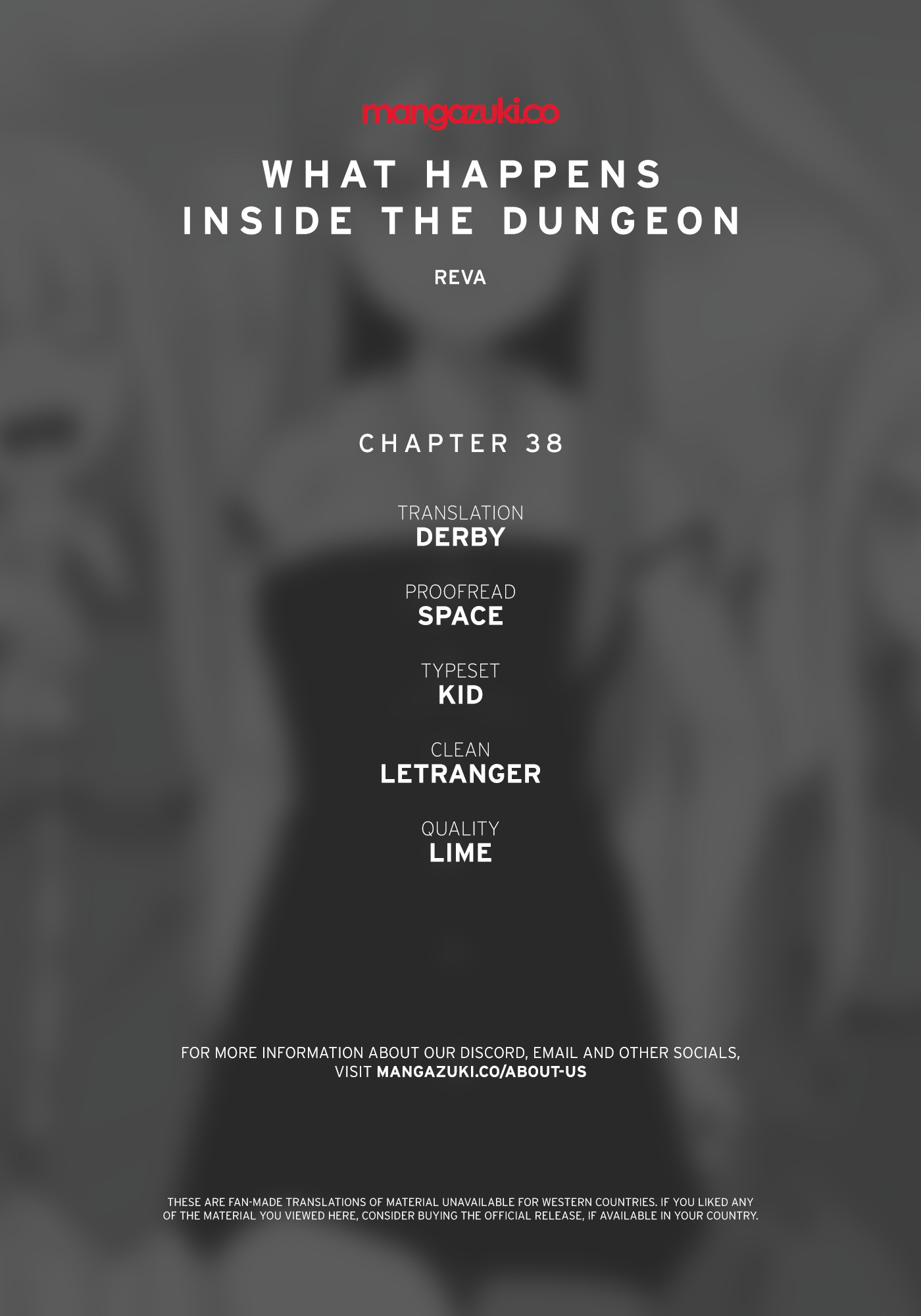 What Happens Inside the Dungeon Chapter 38 page 1 - Chapter 38