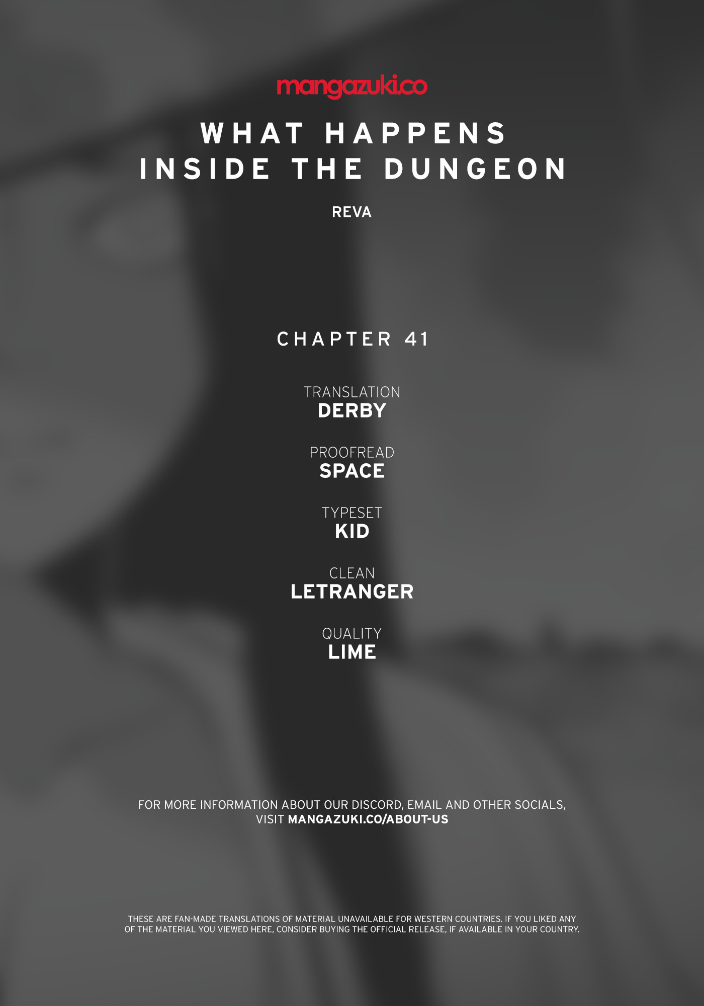 What Happens Inside the Dungeon Chapter 41 page 1 - Chapter 41