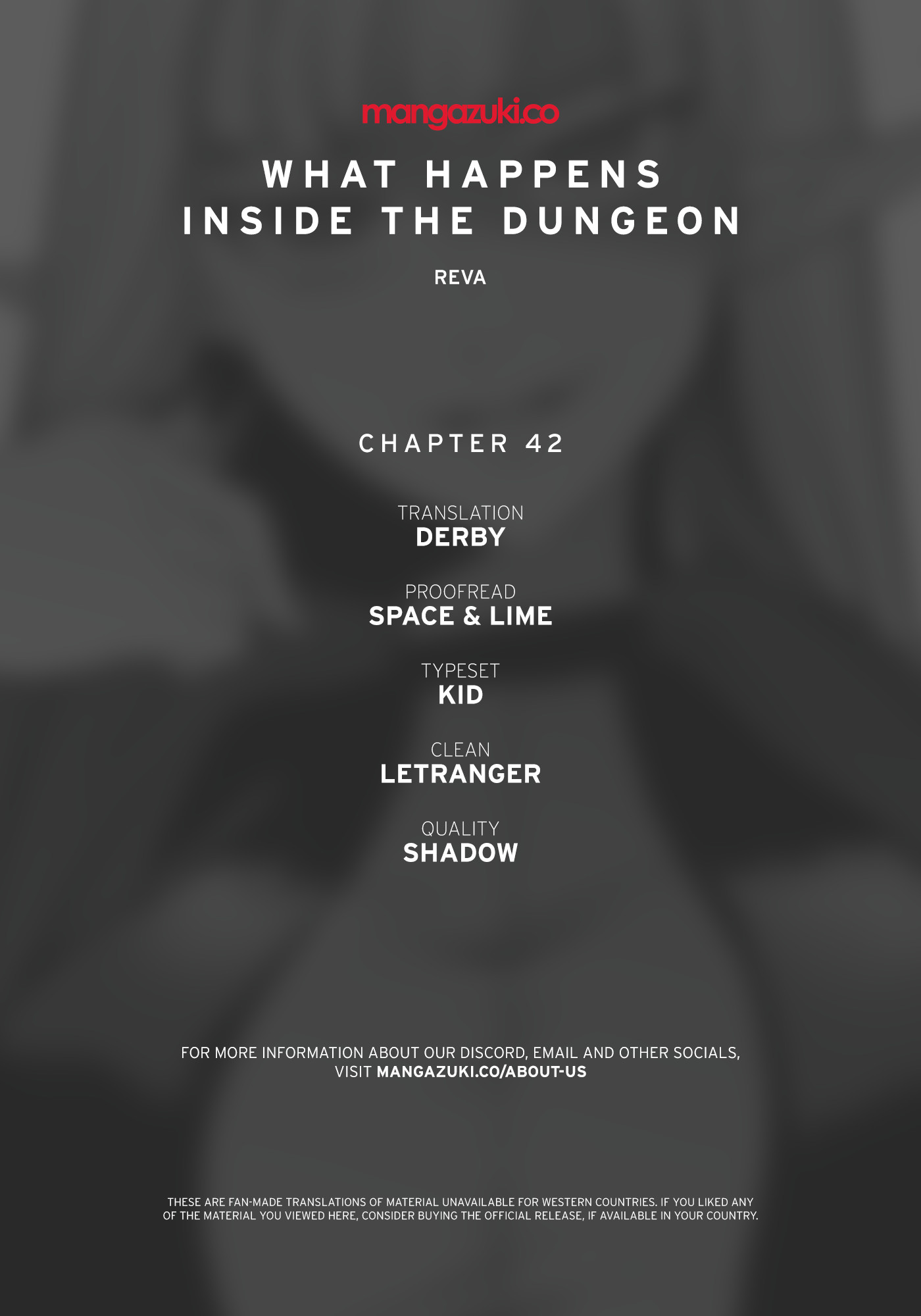 What Happens Inside the Dungeon Chapter 42 page 1 - Chapter 42