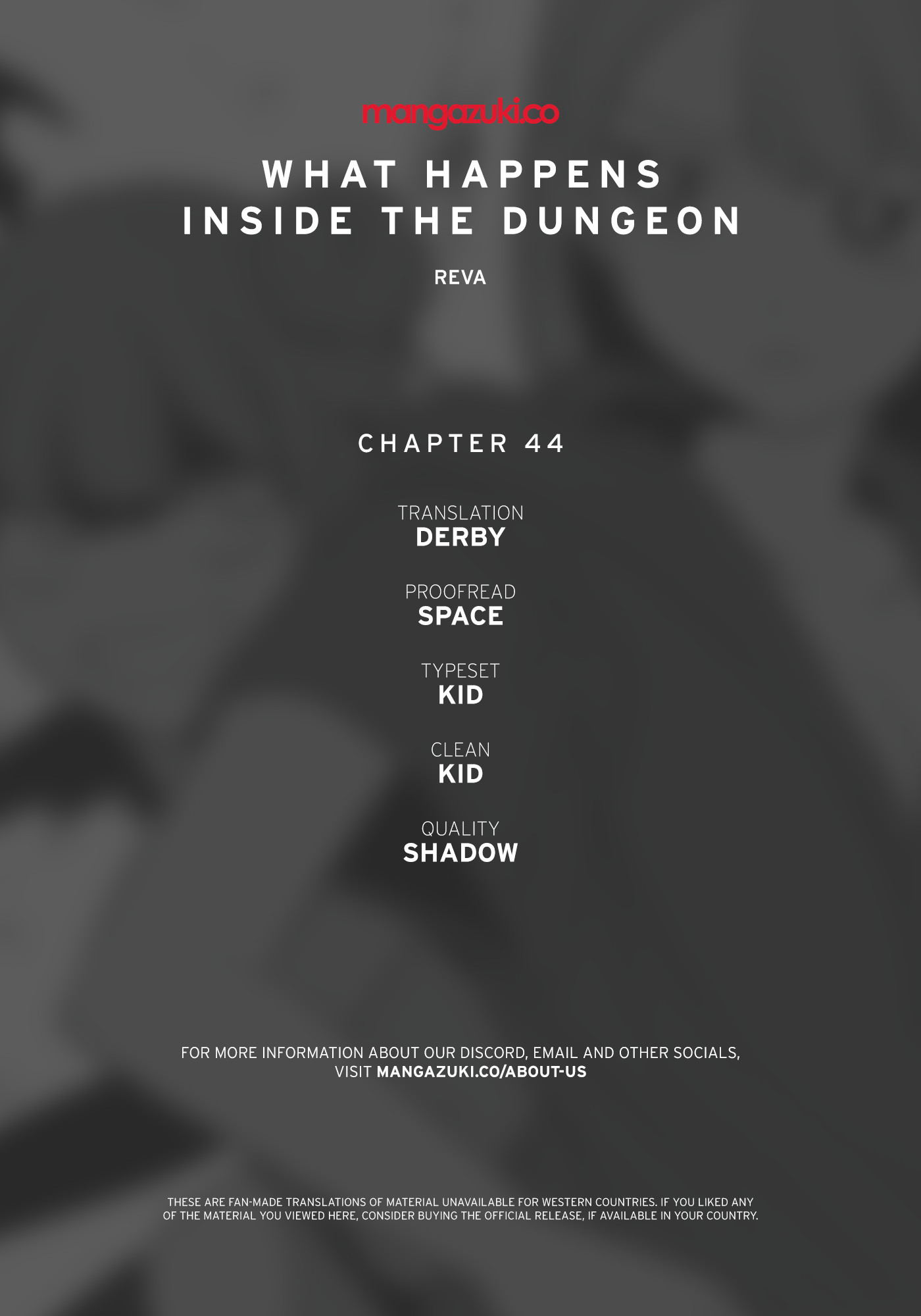 What Happens Inside the Dungeon Chapter 44 page 1 - Chapter 44