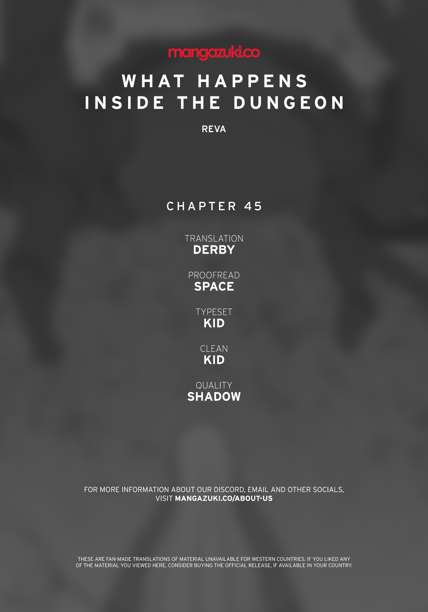 What Happens Inside the Dungeon Chapter 45 page 1 - Chapter 45