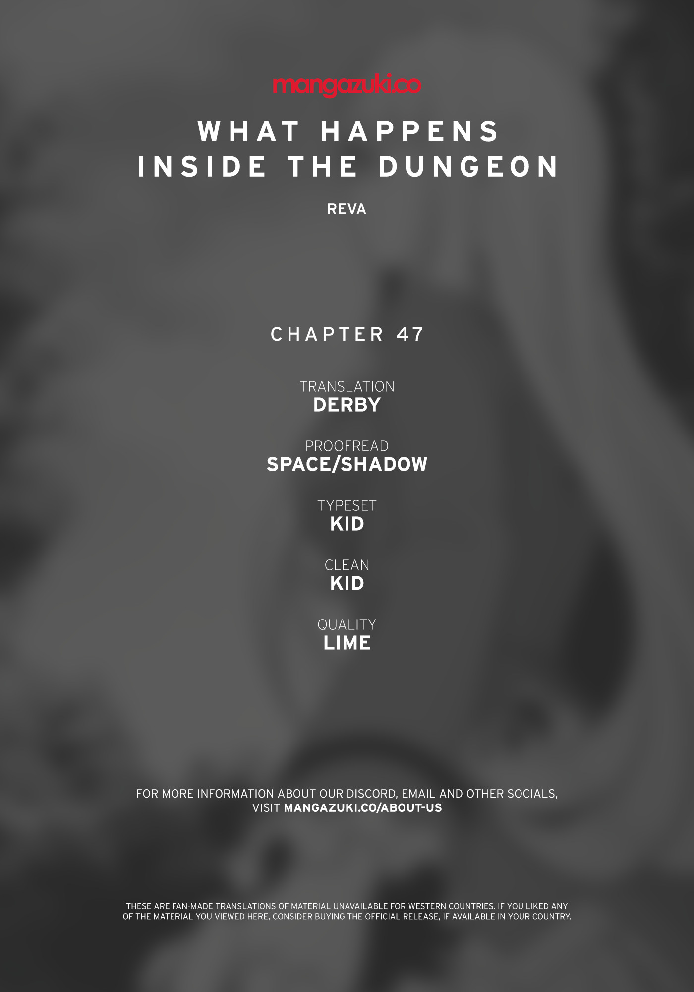 What Happens Inside the Dungeon Chapter 47 page 1 - Chapter 47