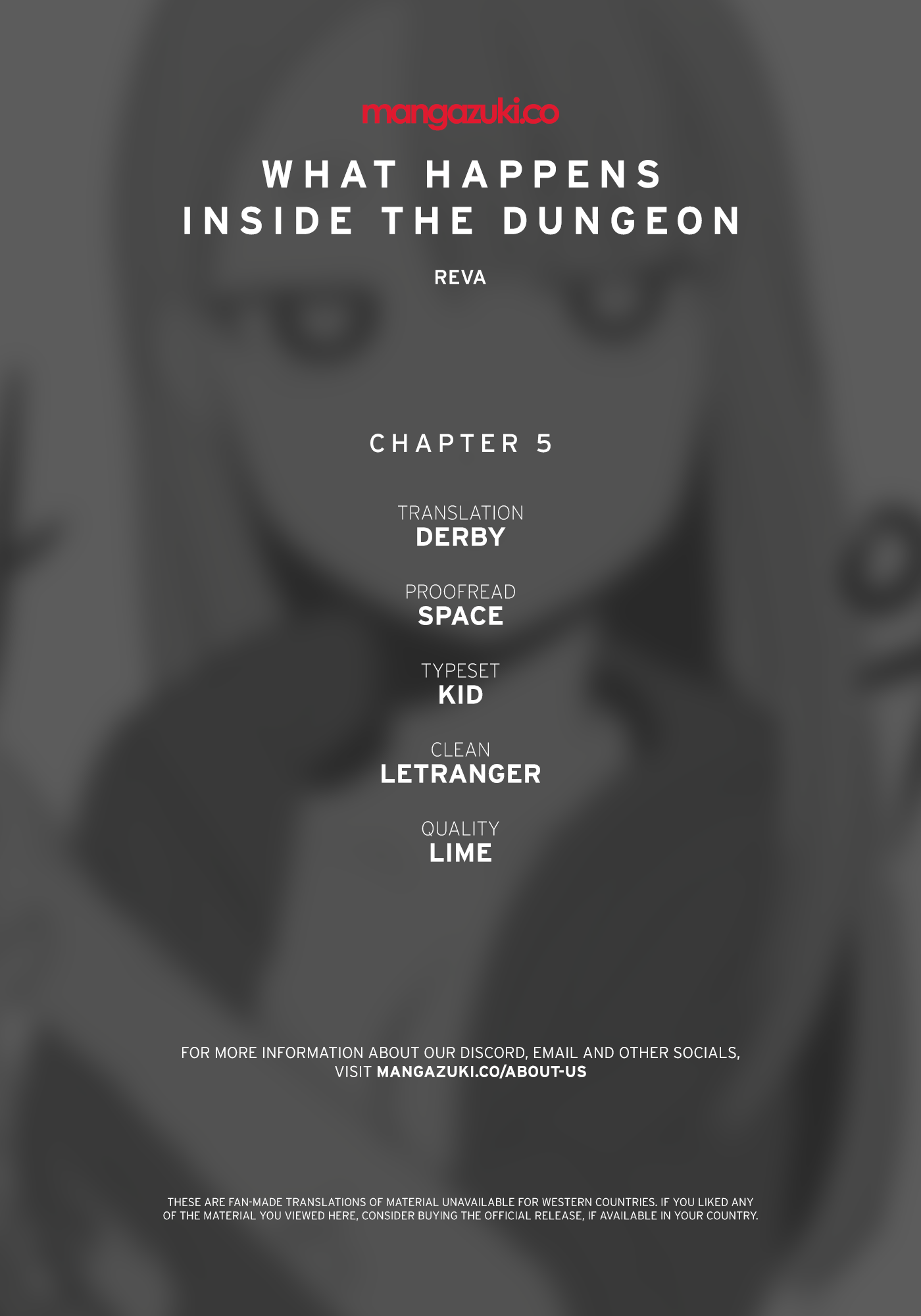 What Happens Inside the Dungeon Chapter 5 page 1 - Chapter 5