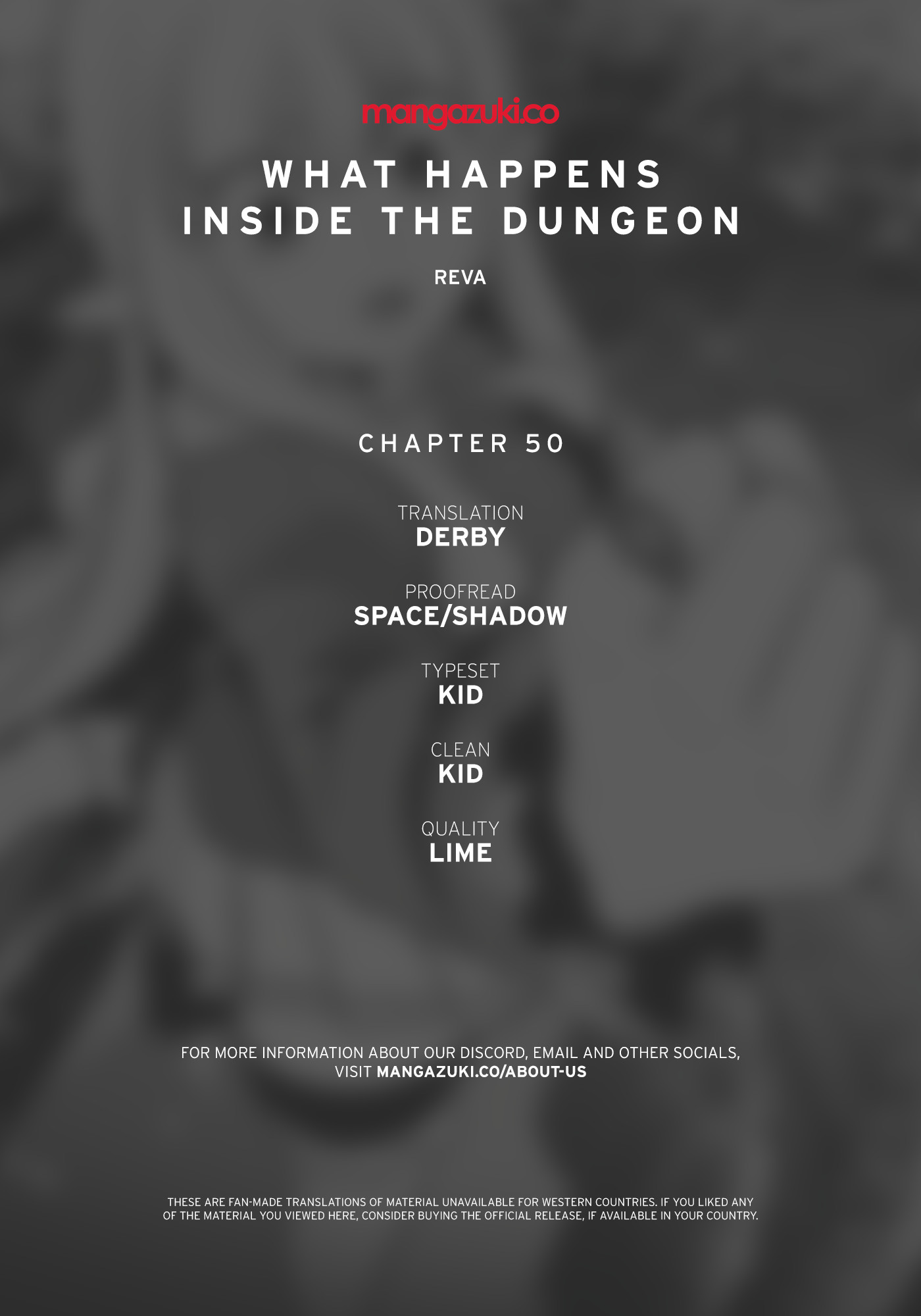 What Happens Inside the Dungeon Chapter 50 page 1 - Chapter 50