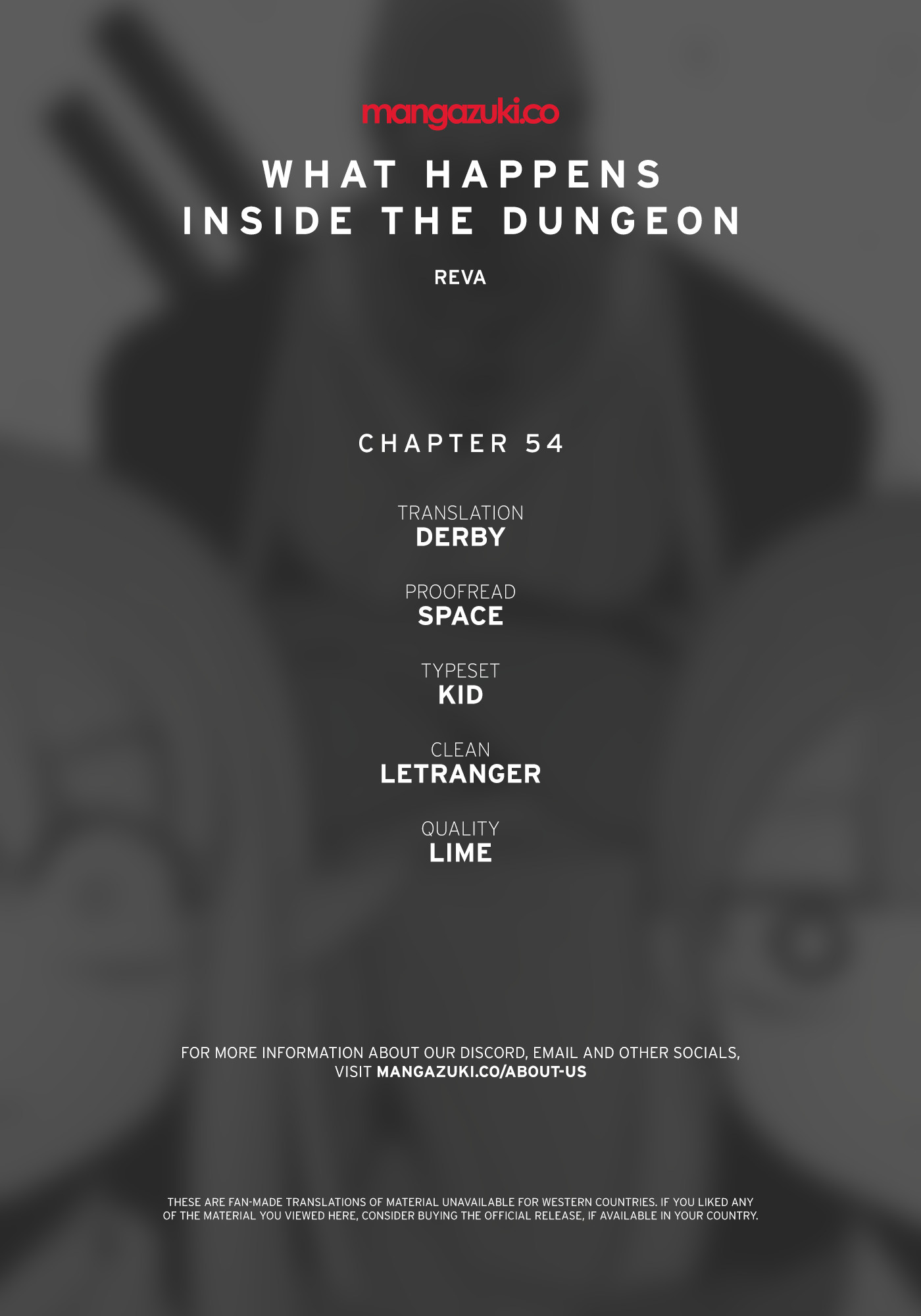 What Happens Inside the Dungeon Chapter 54 page 1 - Chapter 54