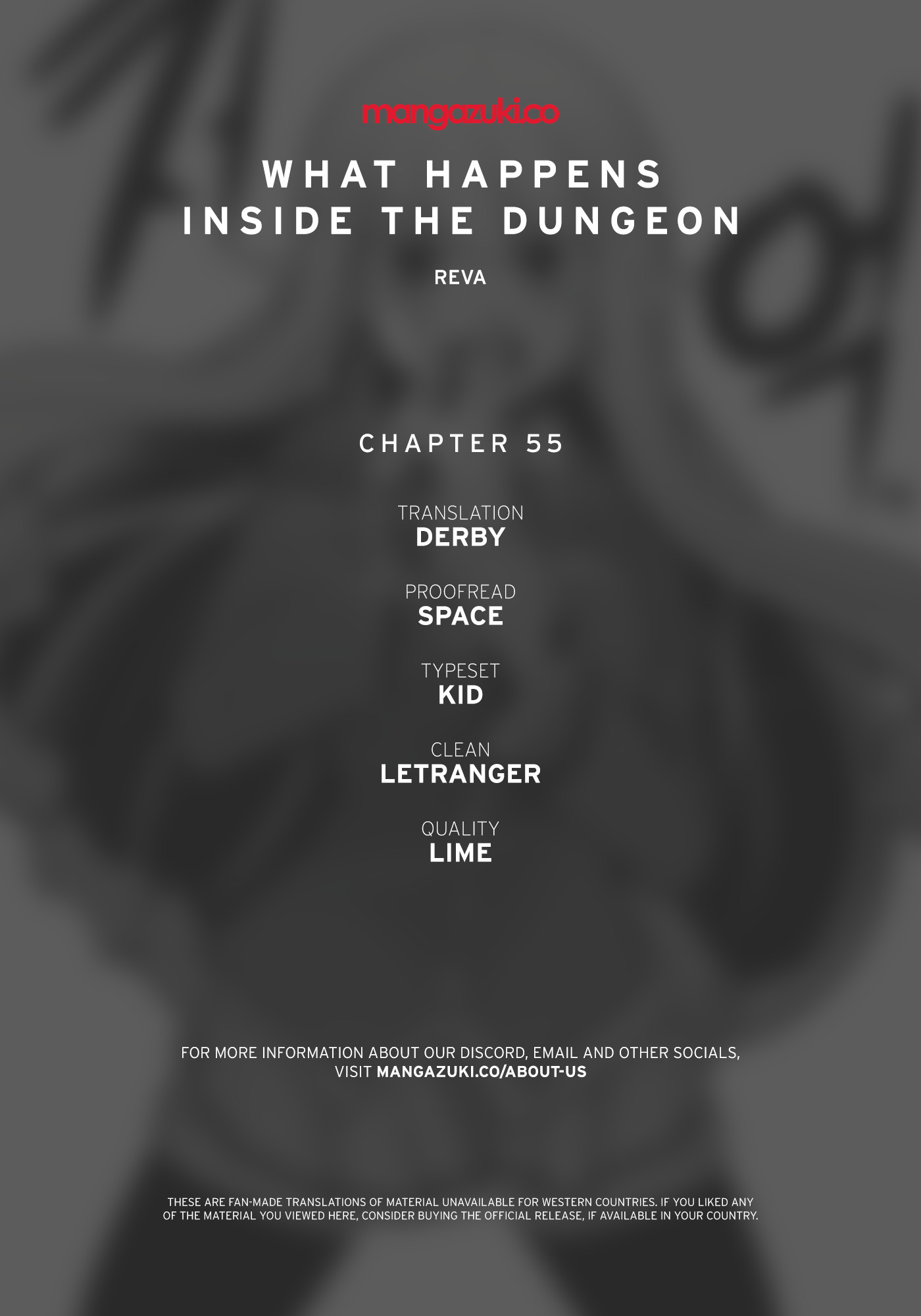 What Happens Inside the Dungeon Chapter 55 page 1 - Chapter 55