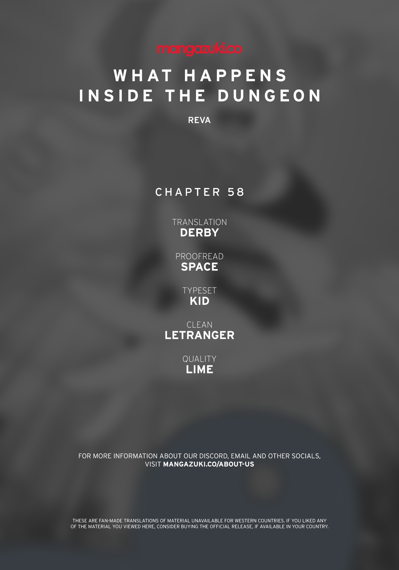 What Happens Inside the Dungeon Chapter 58 page 1 - Chapter 58