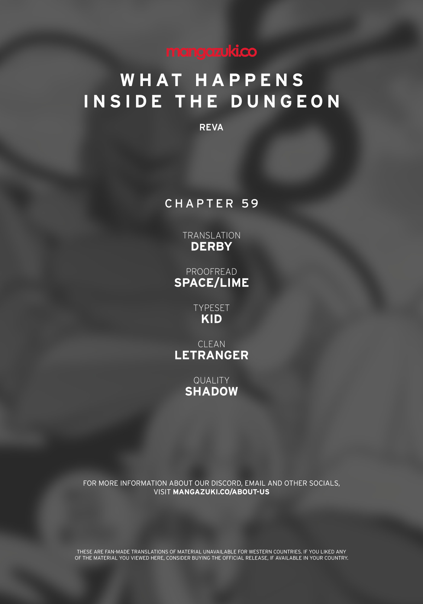 What Happens Inside the Dungeon Chapter 59 page 1 - Chapter 59