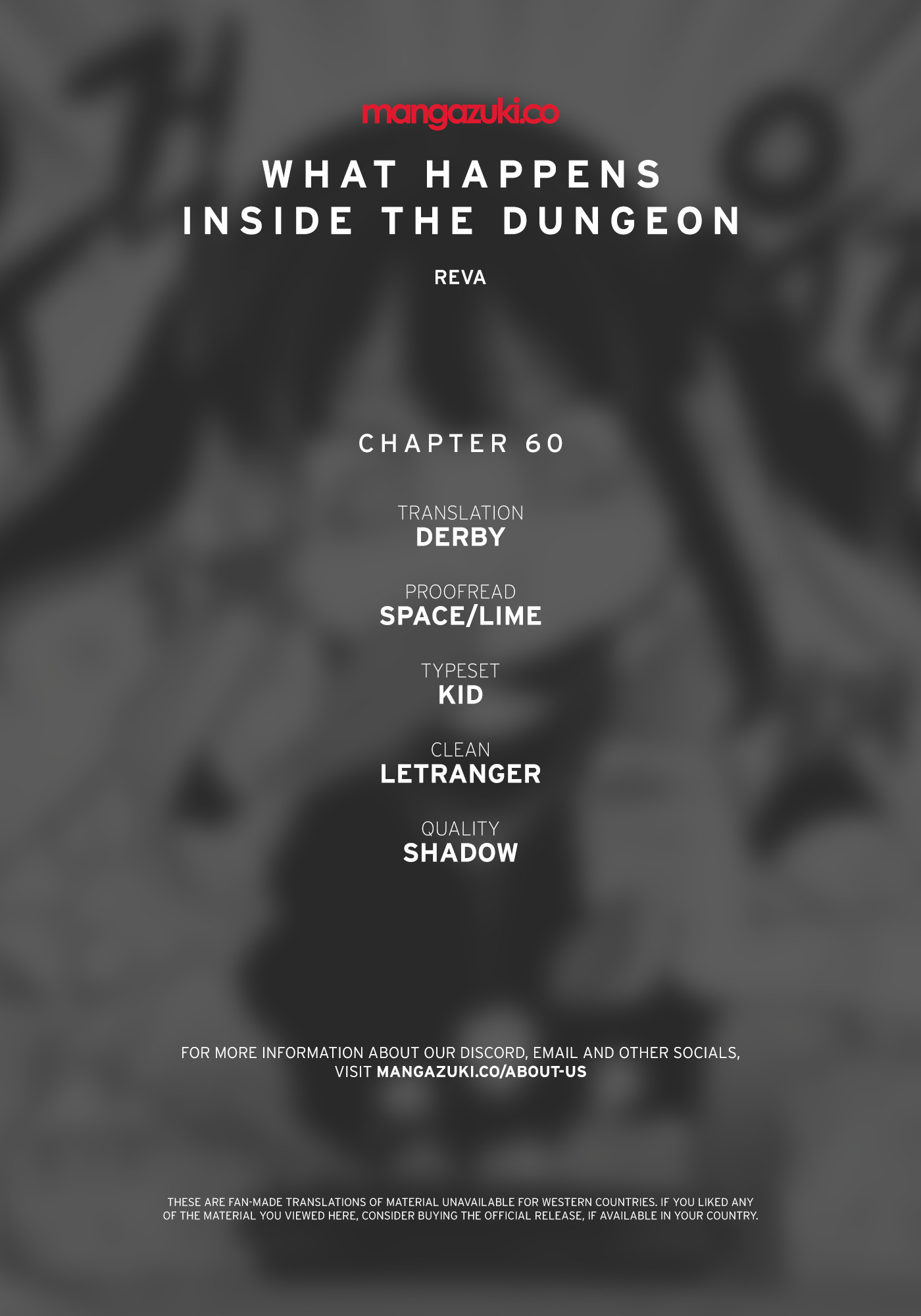 What Happens Inside the Dungeon Chapter 60 page 1 - Chapter 60