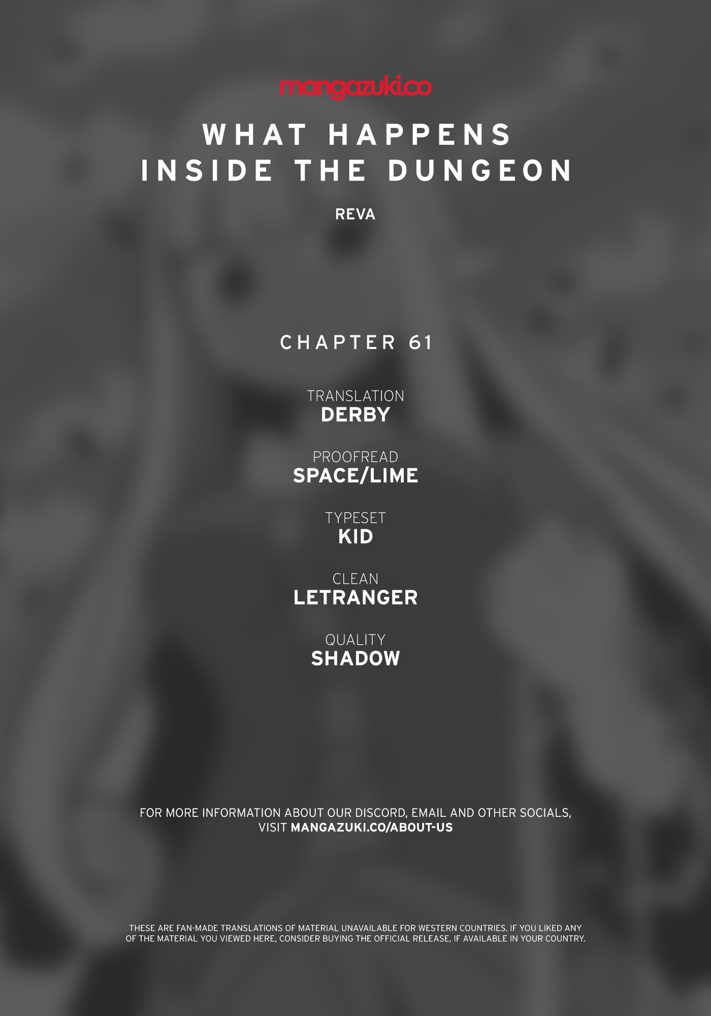 What Happens Inside the Dungeon Chapter 61 page 1 - Chapter 61
