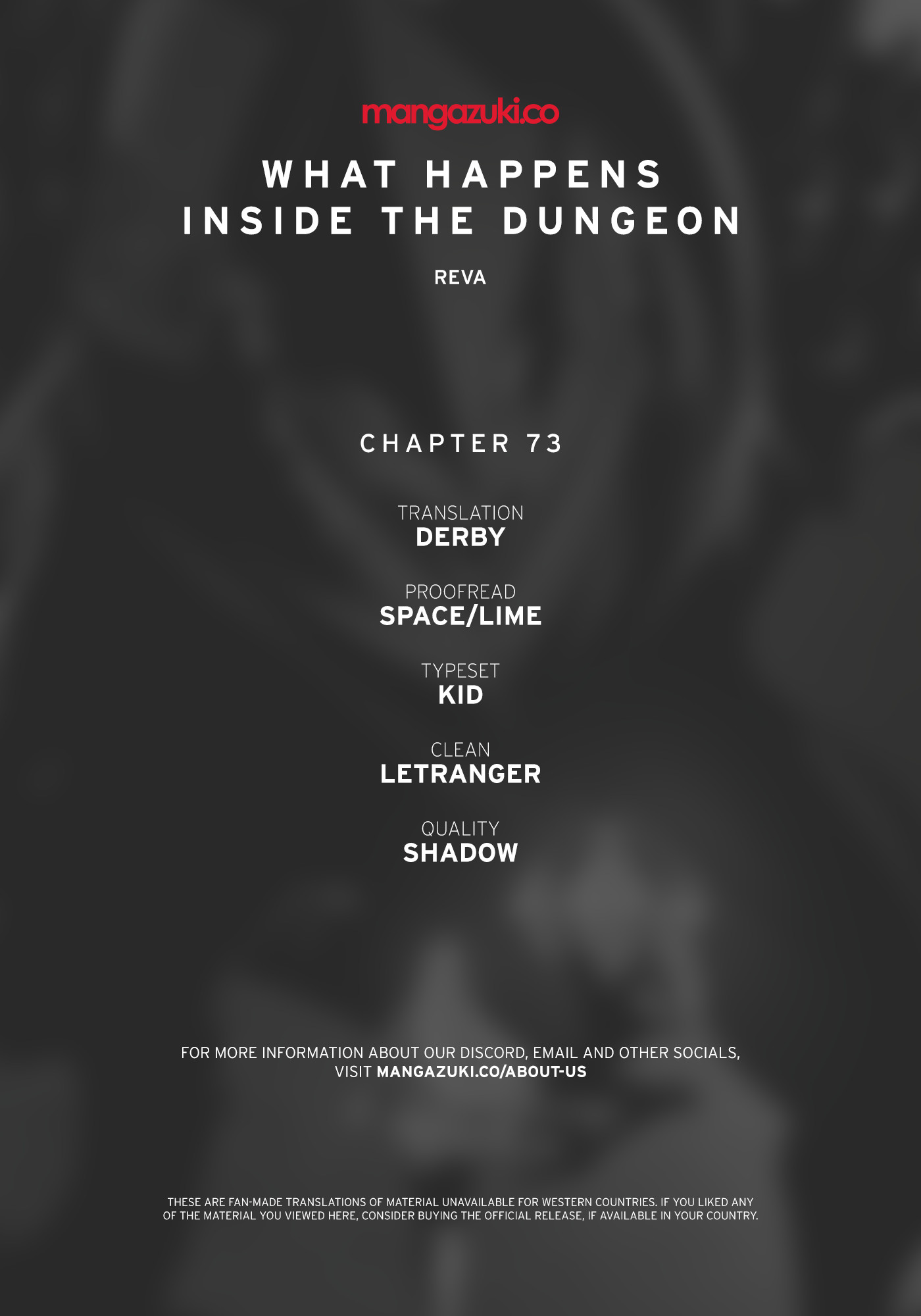 What Happens Inside the Dungeon Chapter 73 page 1 - Chapter 73