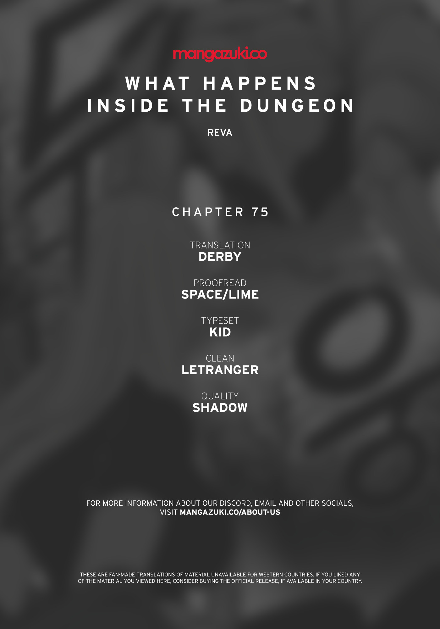 What Happens Inside the Dungeon Chapter 75 page 1 - Chapter 75