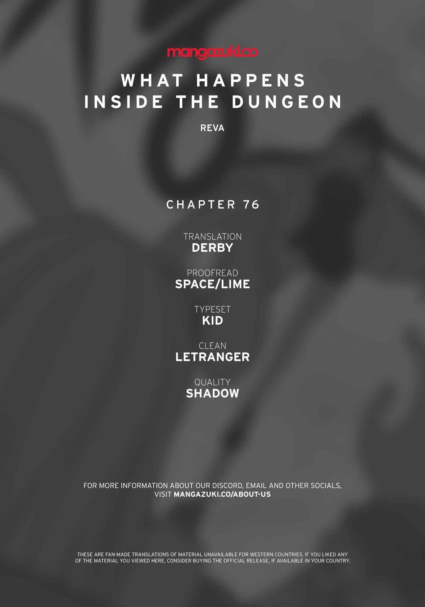 What Happens Inside the Dungeon Chapter 76 page 1 - Chapter 76