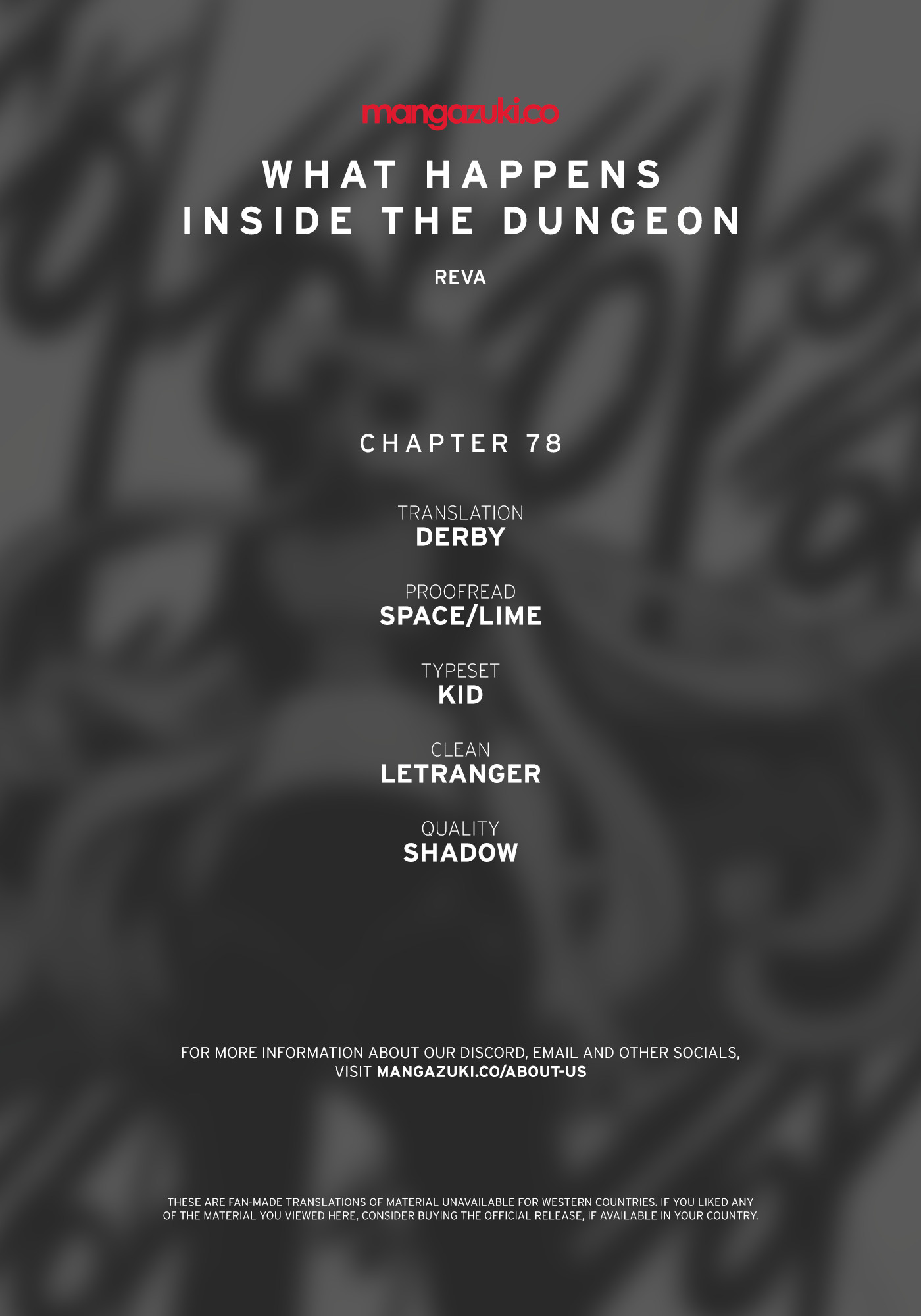 What Happens Inside the Dungeon Chapter 78 page 1 - Chapter 78