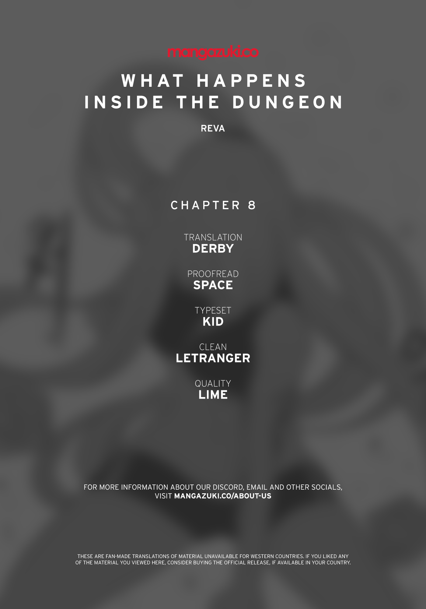 What Happens Inside the Dungeon Chapter 8 page 1 - Chapter 8