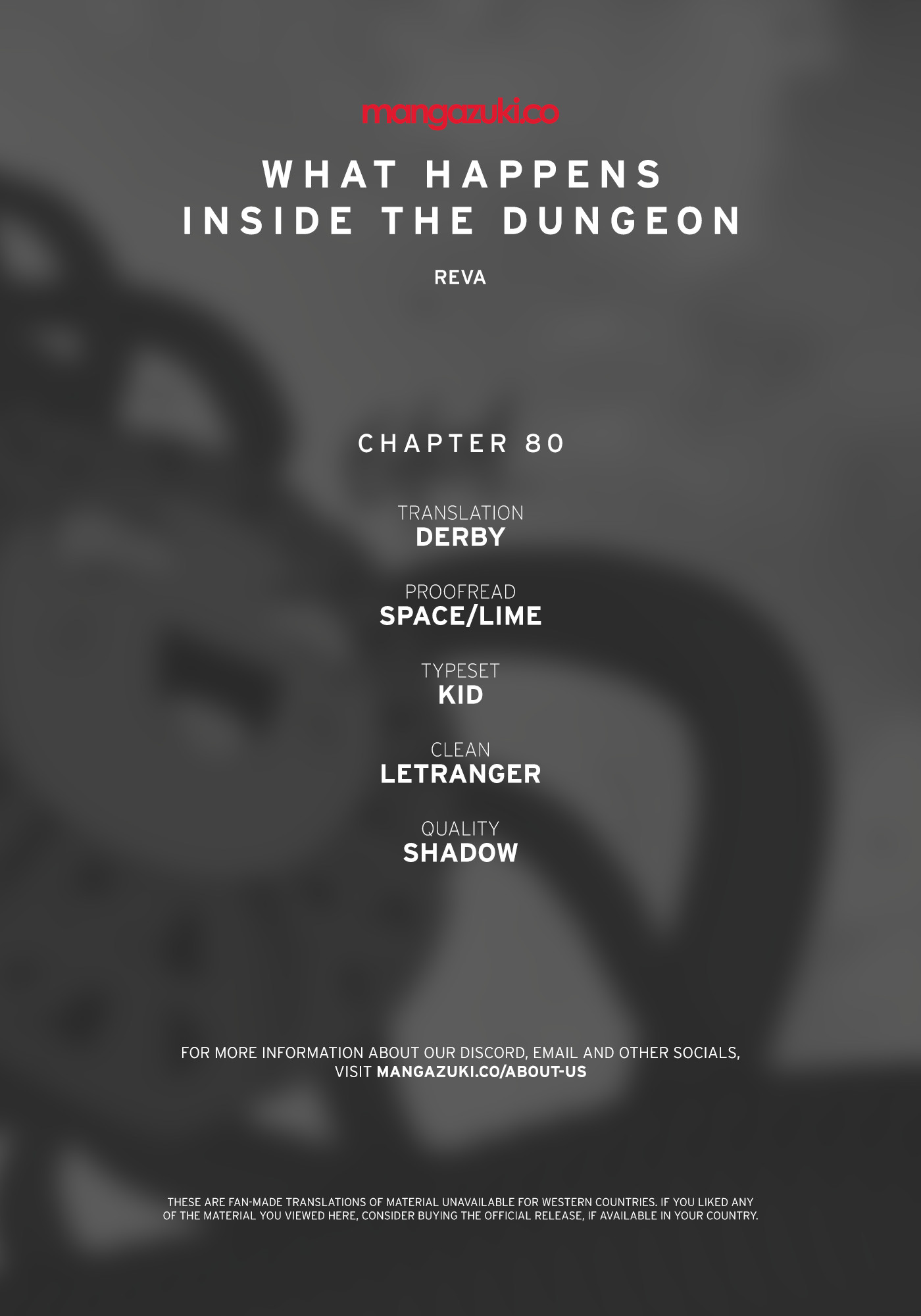 What Happens Inside the Dungeon Chapter 80 page 1 - Chapter 80