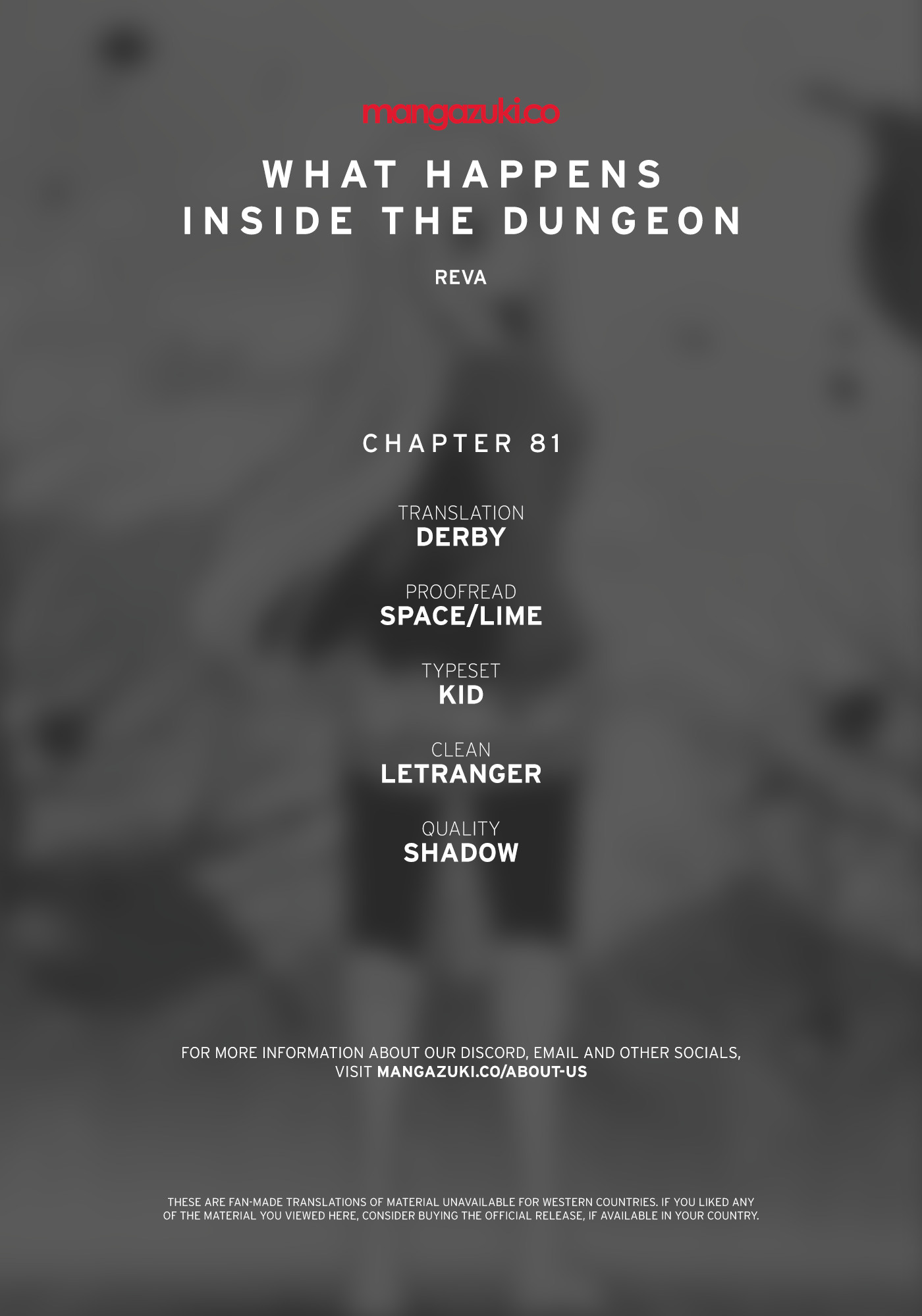 What Happens Inside the Dungeon Chapter 81 page 1 - Chapter 81