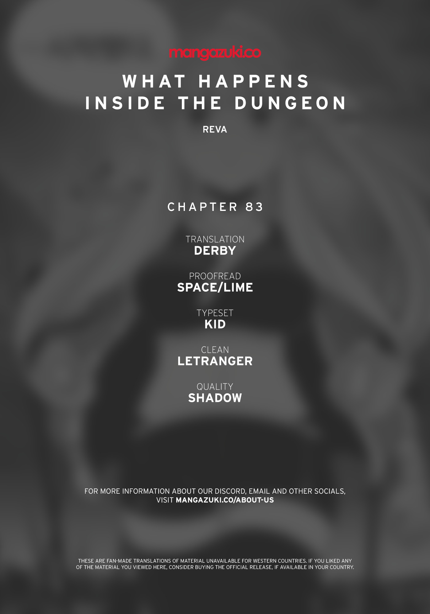 What Happens Inside the Dungeon Chapter 83 page 1 - Chapter 83