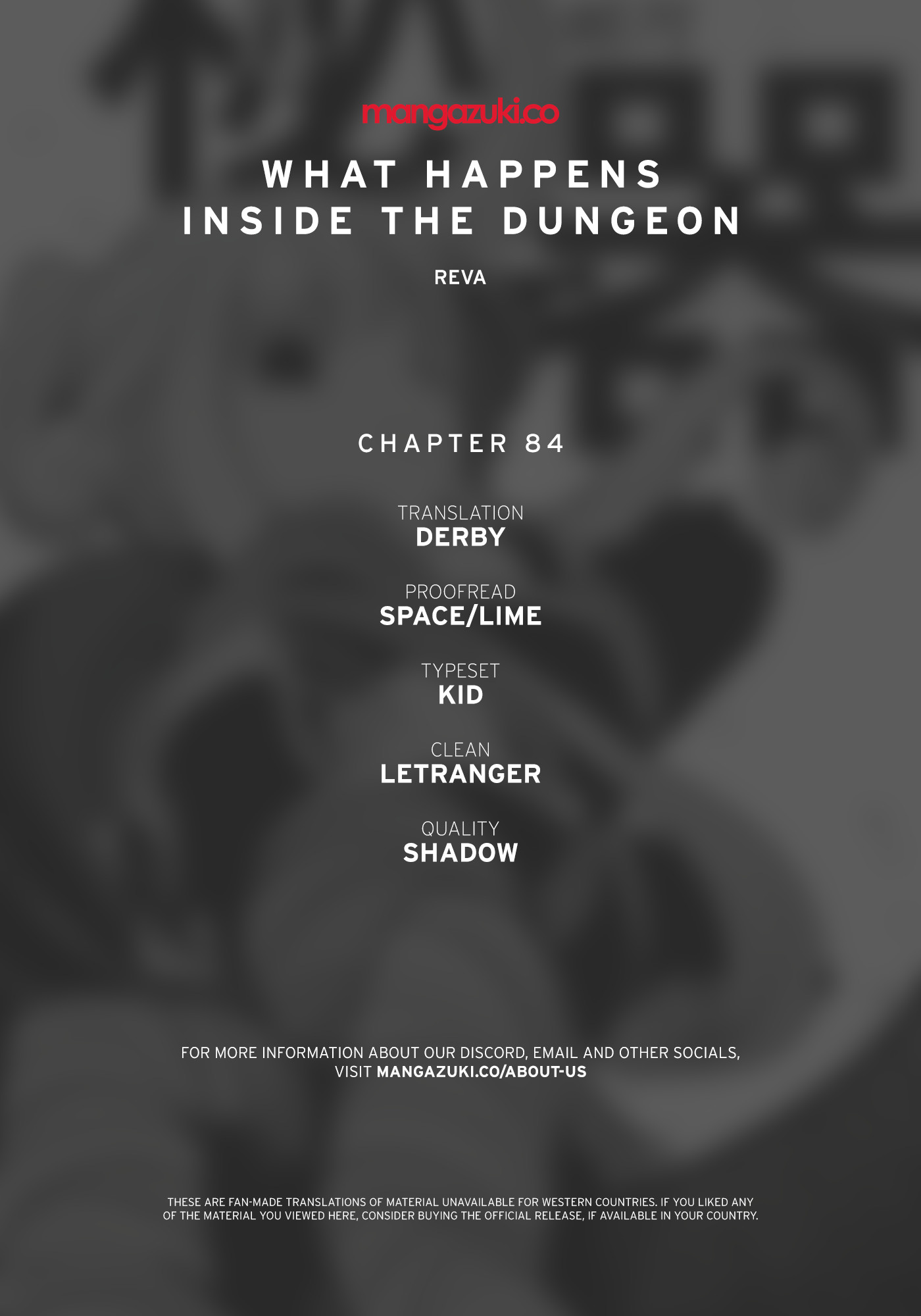 What Happens Inside the Dungeon Chapter 84 page 1 - Chapter 84