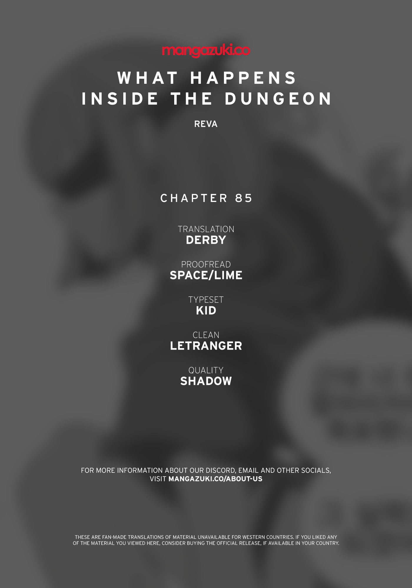 What Happens Inside the Dungeon Chapter 85 page 1 - Chapter 85