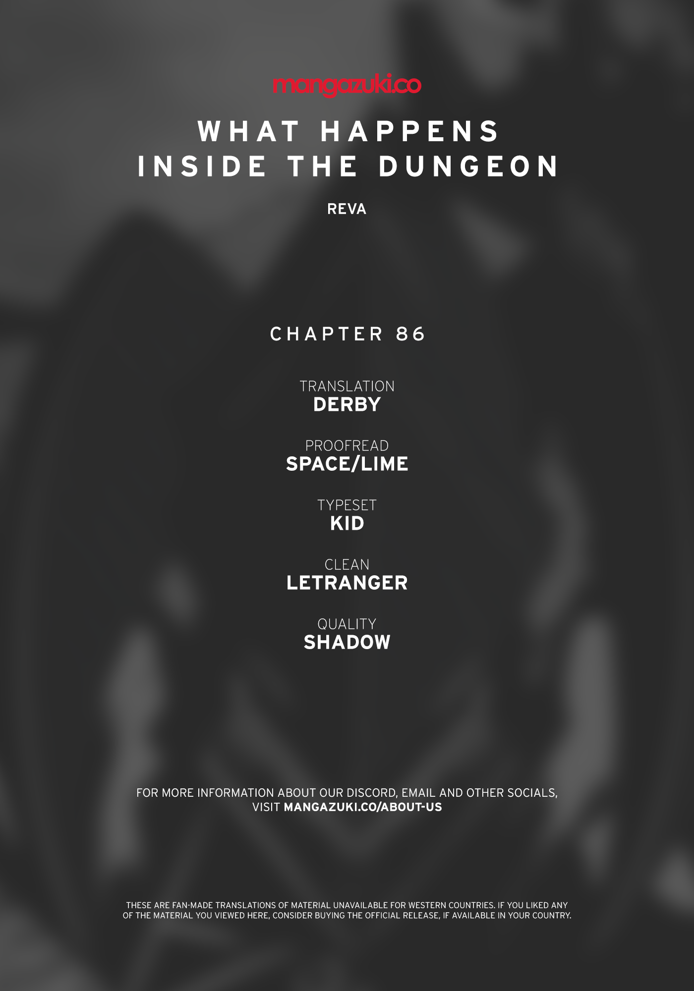What Happens Inside the Dungeon Chapter 86 page 1 - Chapter 86