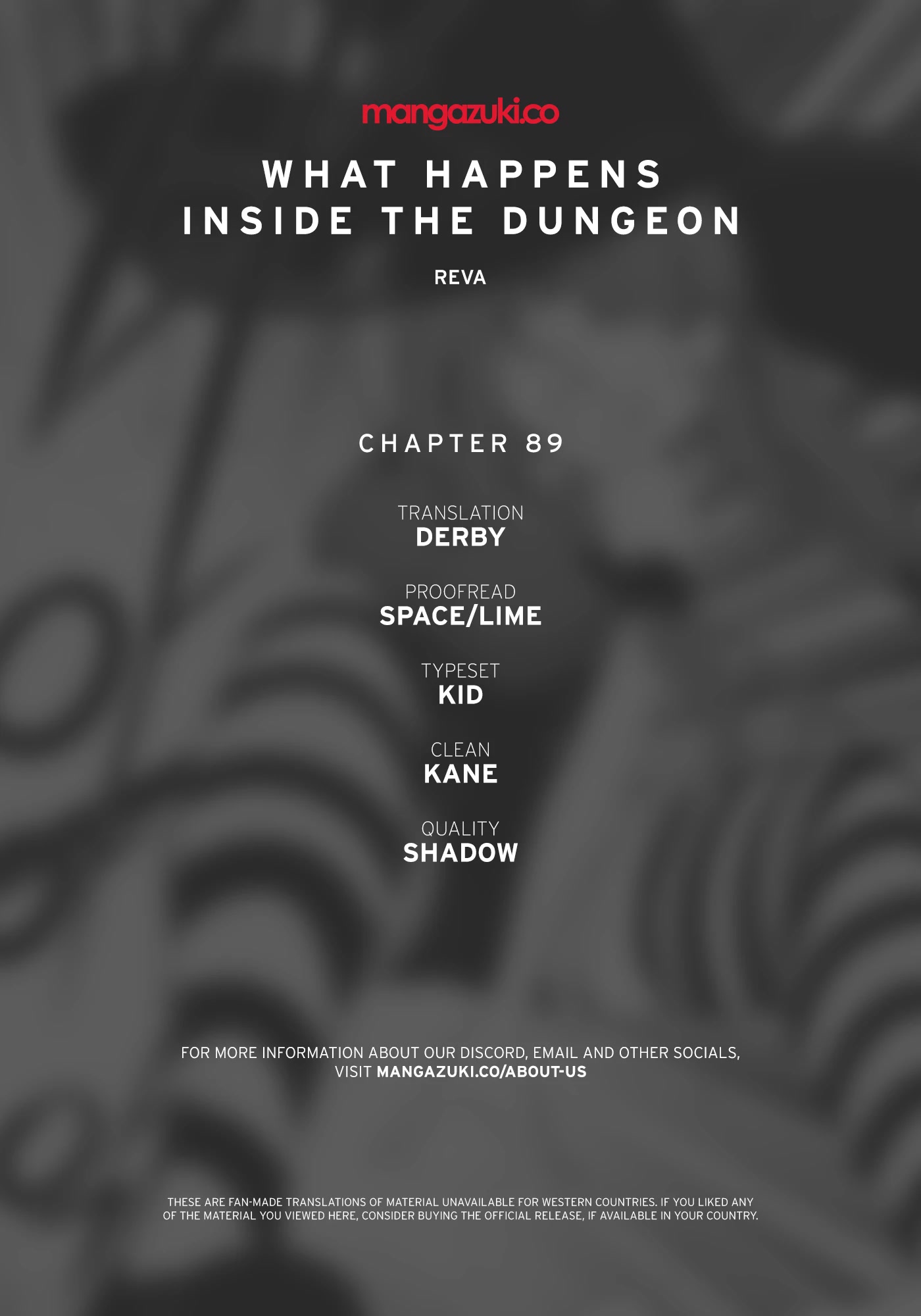 What Happens Inside the Dungeon Chapter 89 page 1 - Chapter 89