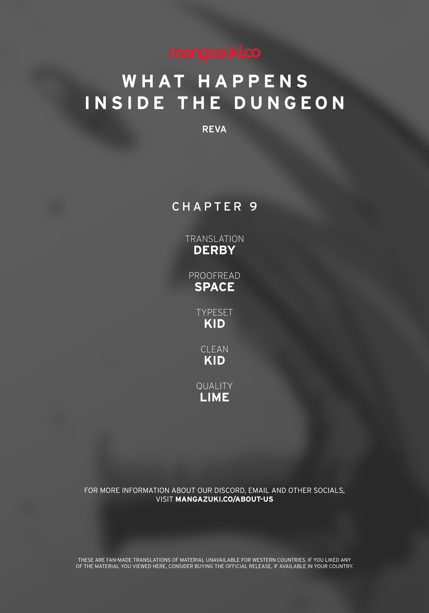 What Happens Inside the Dungeon Chapter 9 page 1 - Chapter 9