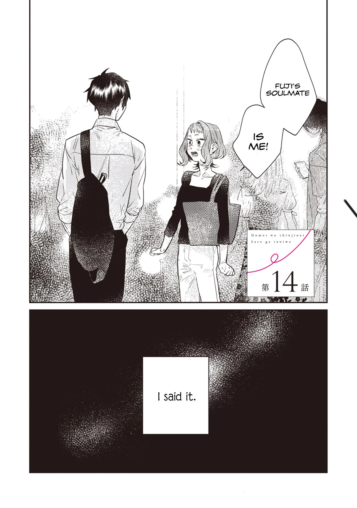 What He Who Doesn't Believe in Fate Says Chapter 14 page 1 - Chapter 14