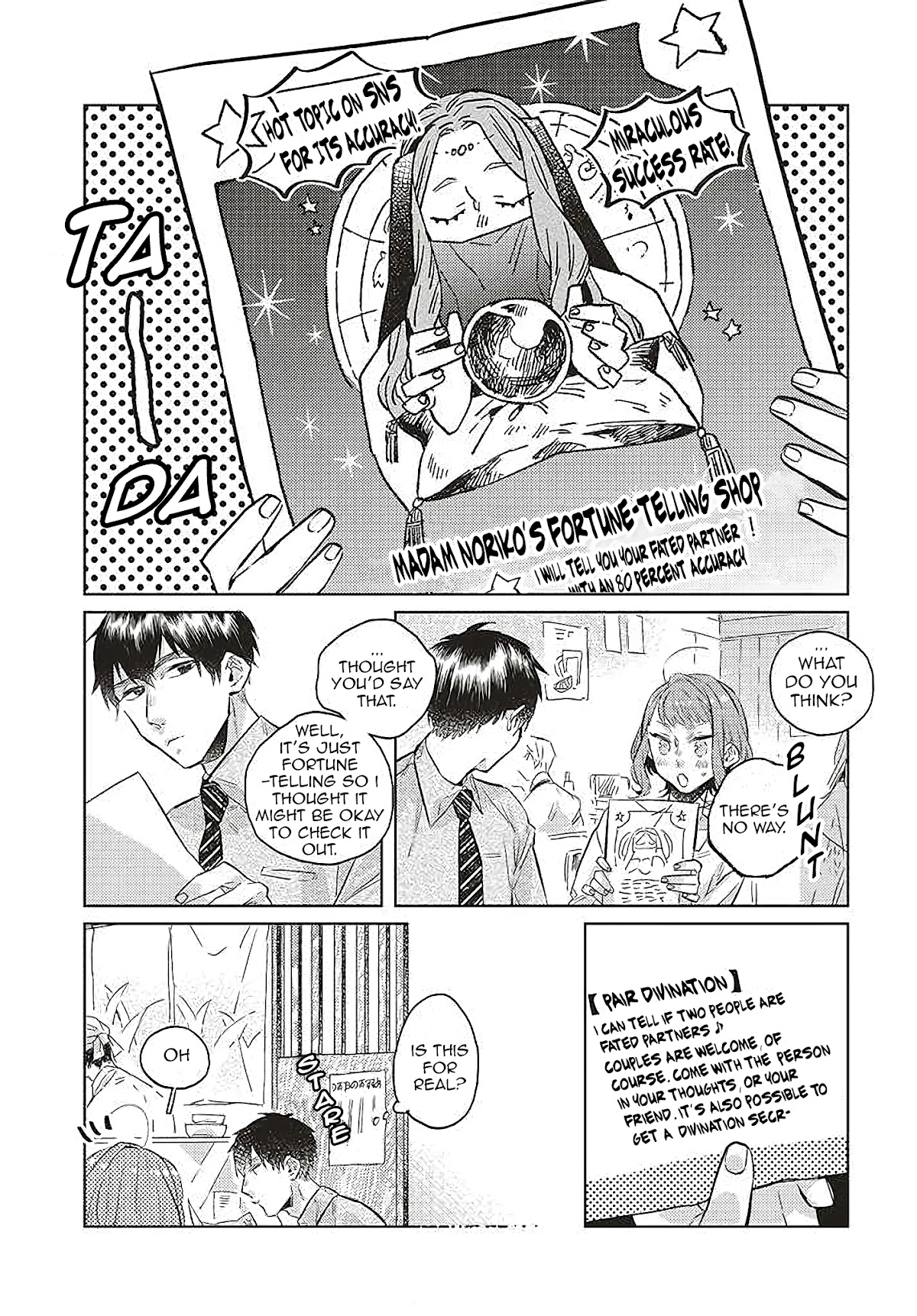 What He Who Doesn't Believe in Fate Says Chapter 4 page 1 - Chapter 4