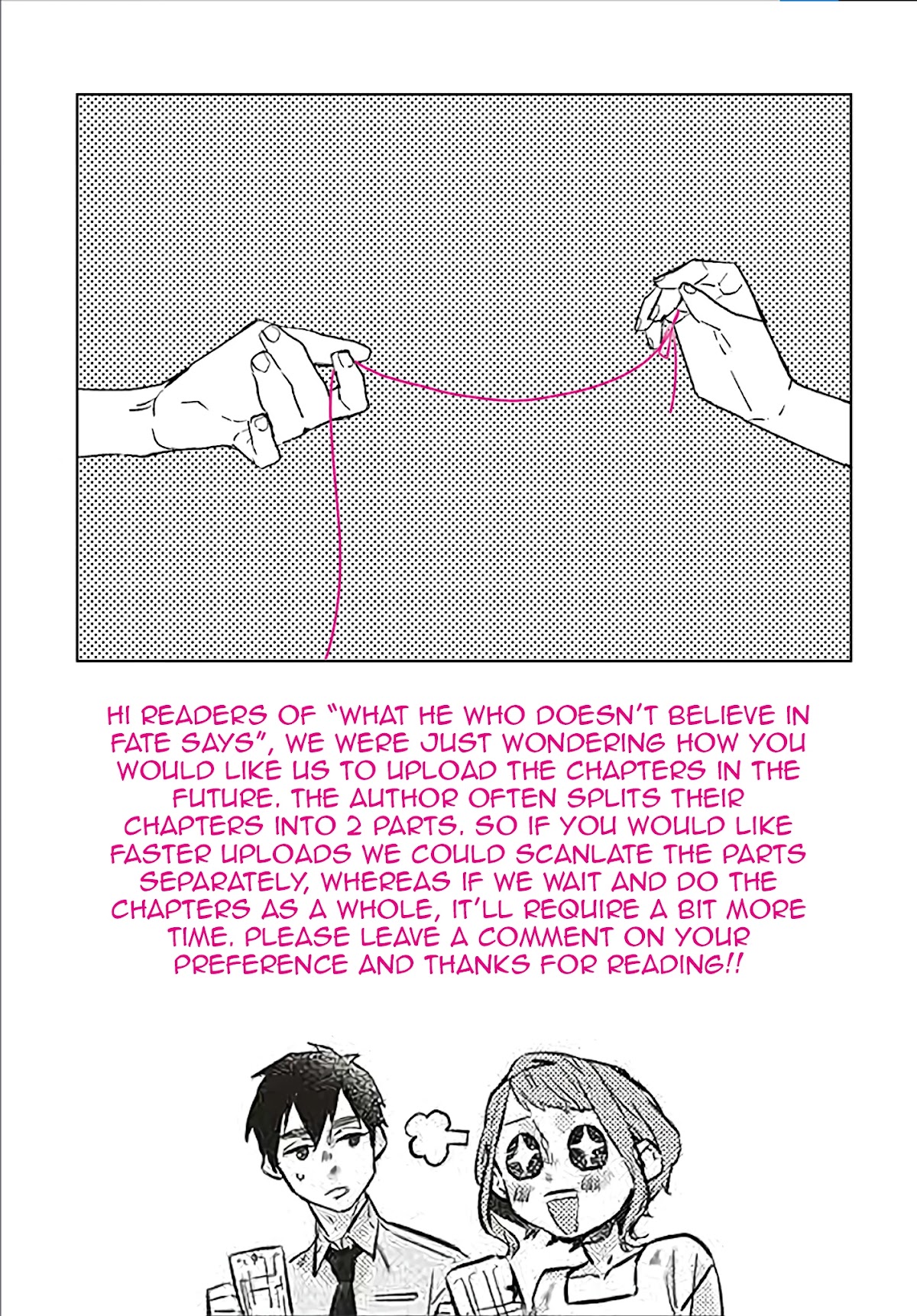 What He Who Doesn't Believe in Fate Says Chapter 4 page 25 - Chapter 4