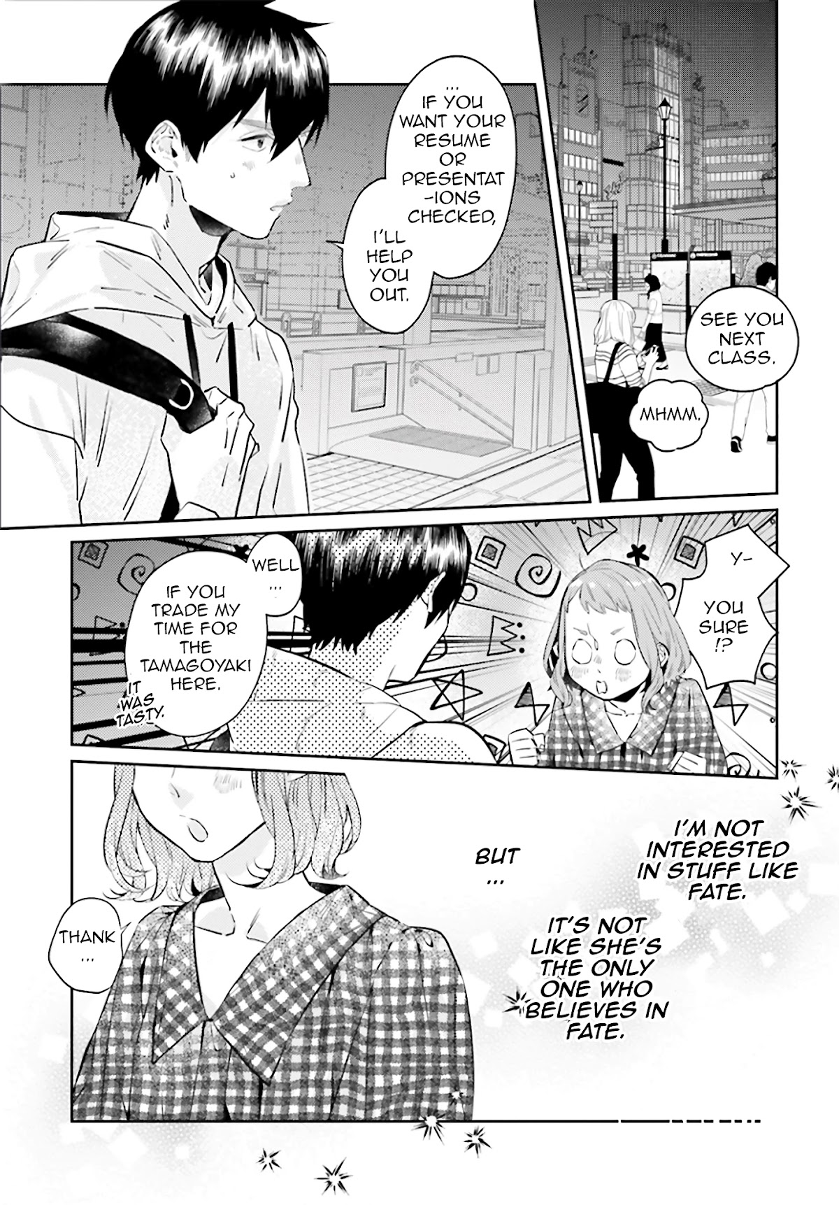 What He Who Doesn't Believe in Fate Says Chapter 5.5 page 13 - Chapter 5.5: Extras