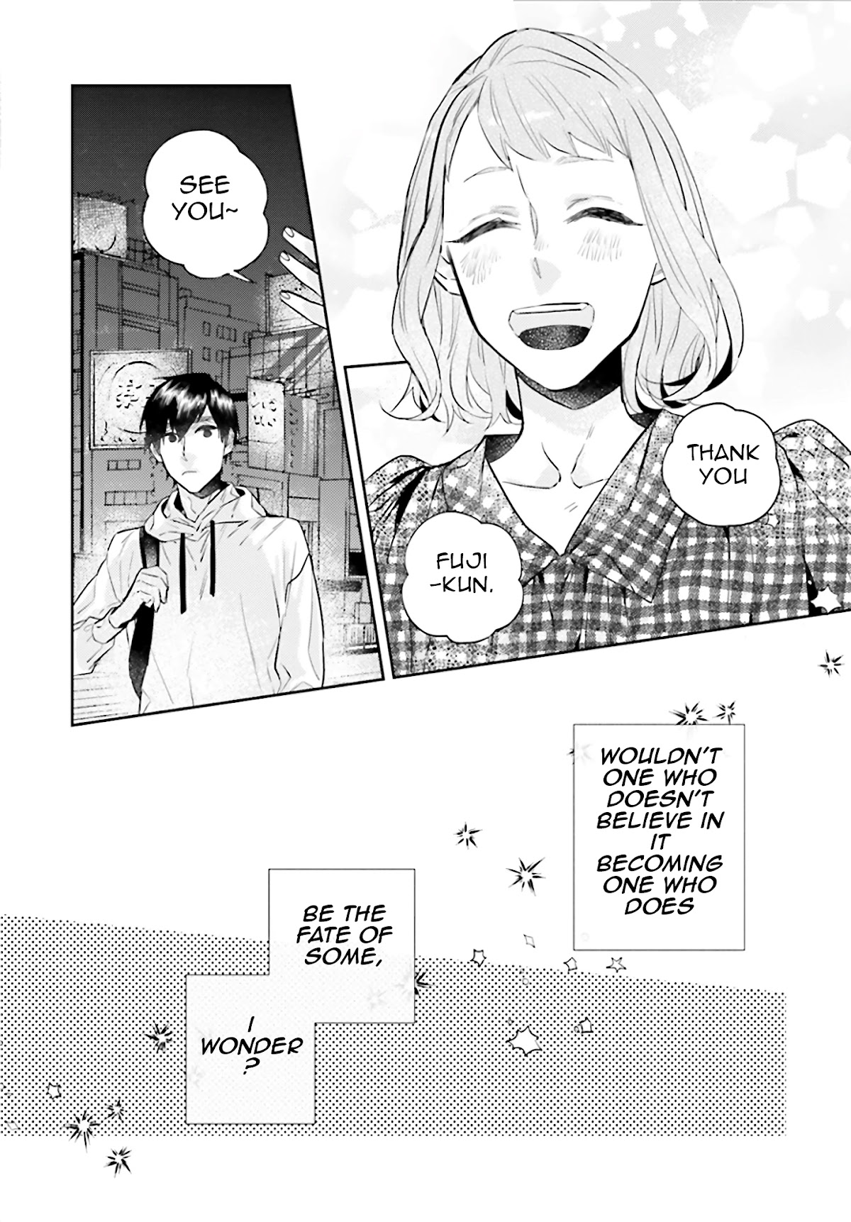 What He Who Doesn't Believe in Fate Says Chapter 5.5 page 14 - Chapter 5.5: Extras
