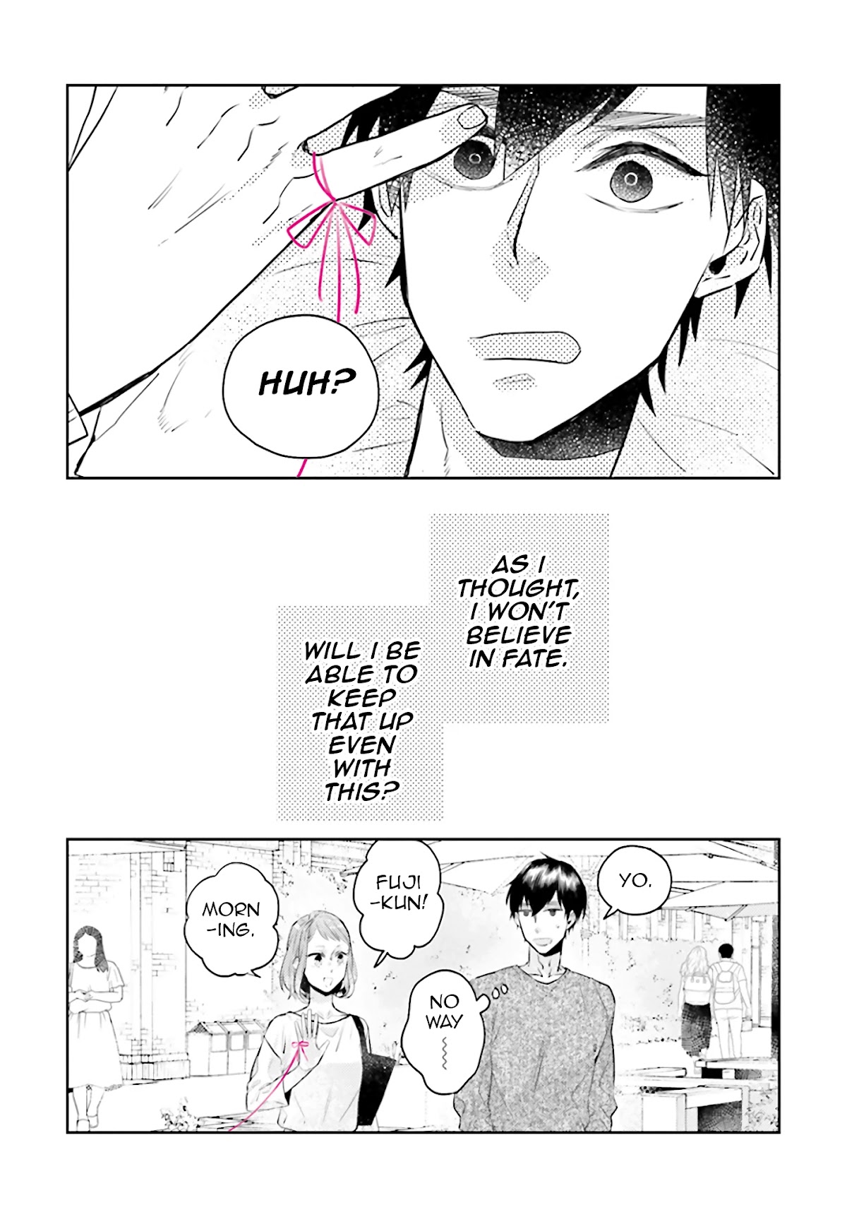 What He Who Doesn't Believe in Fate Says Chapter 5.5 page 16 - Chapter 5.5: Extras