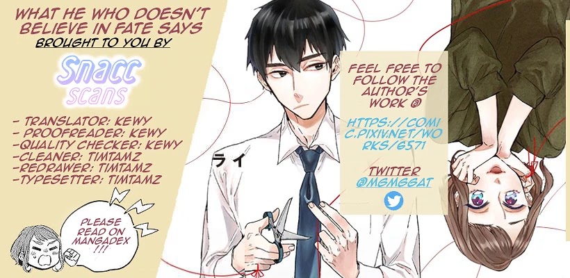 What He Who Doesn't Believe in Fate Says Chapter 5 page 28 - Chapter 5
