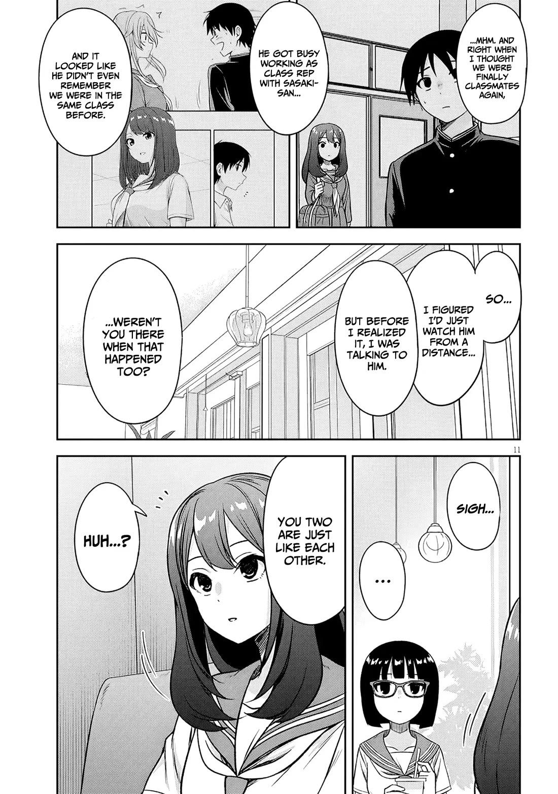 What I'd Like to do With That Gloomy Girl Chapter 89 page 12 - Chapter 89: A rainy day's lie: Machida-san's story
