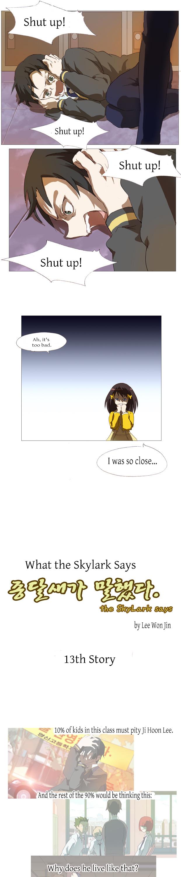 What The Skylark Says... Chapter 13 page 7 - Chapter 13