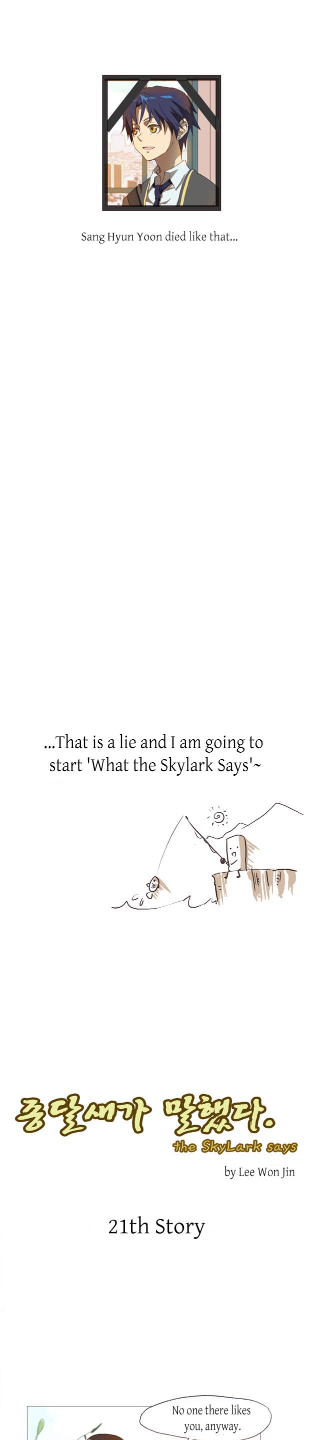 What The Skylark Says... Chapter 21 page 2 - Chapter 21