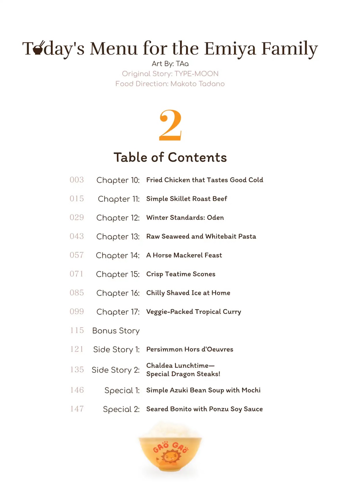 What's Cooking at the Emiya House Today? Chapter 10 page 3 - Chapter 10: Fried Chicken that Tastes Good Cold