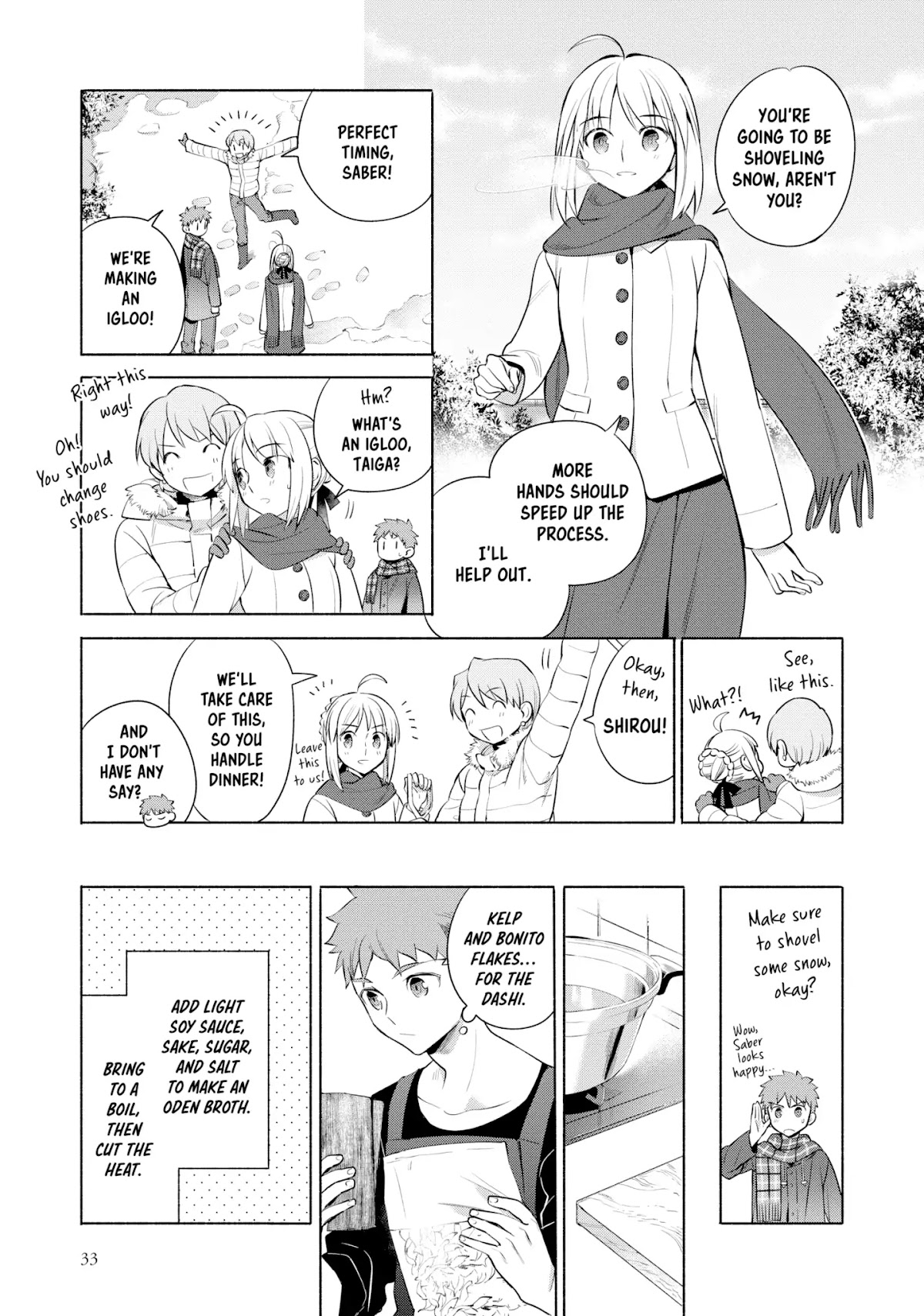 What's Cooking at the Emiya House Today? Chapter 12 page 5 - Chapter 12: Winter Standards: Oden