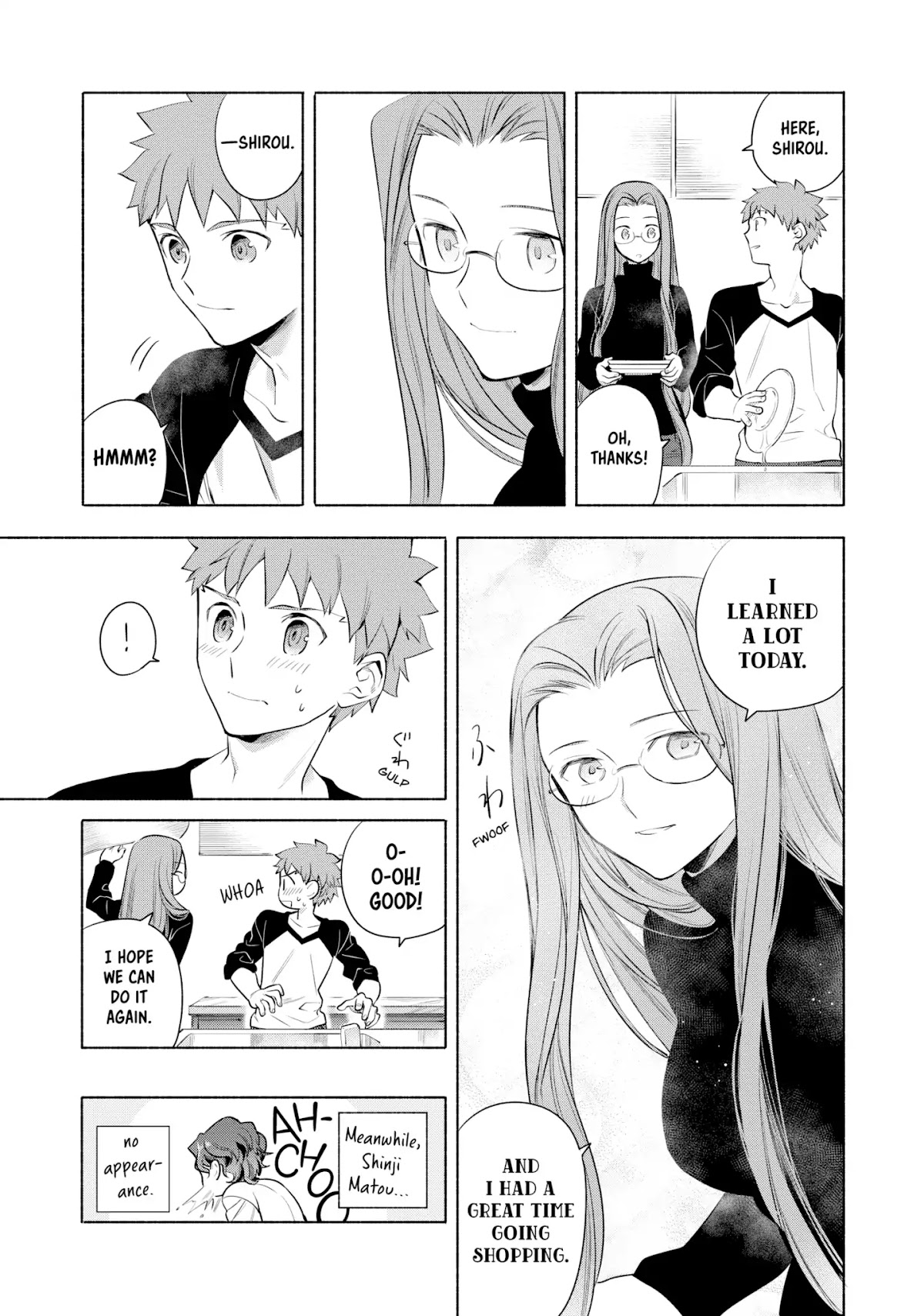 What's Cooking at the Emiya House Today? Chapter 13 page 12 - Chapter 13: Raw Seaweed and Whitebait Pasta