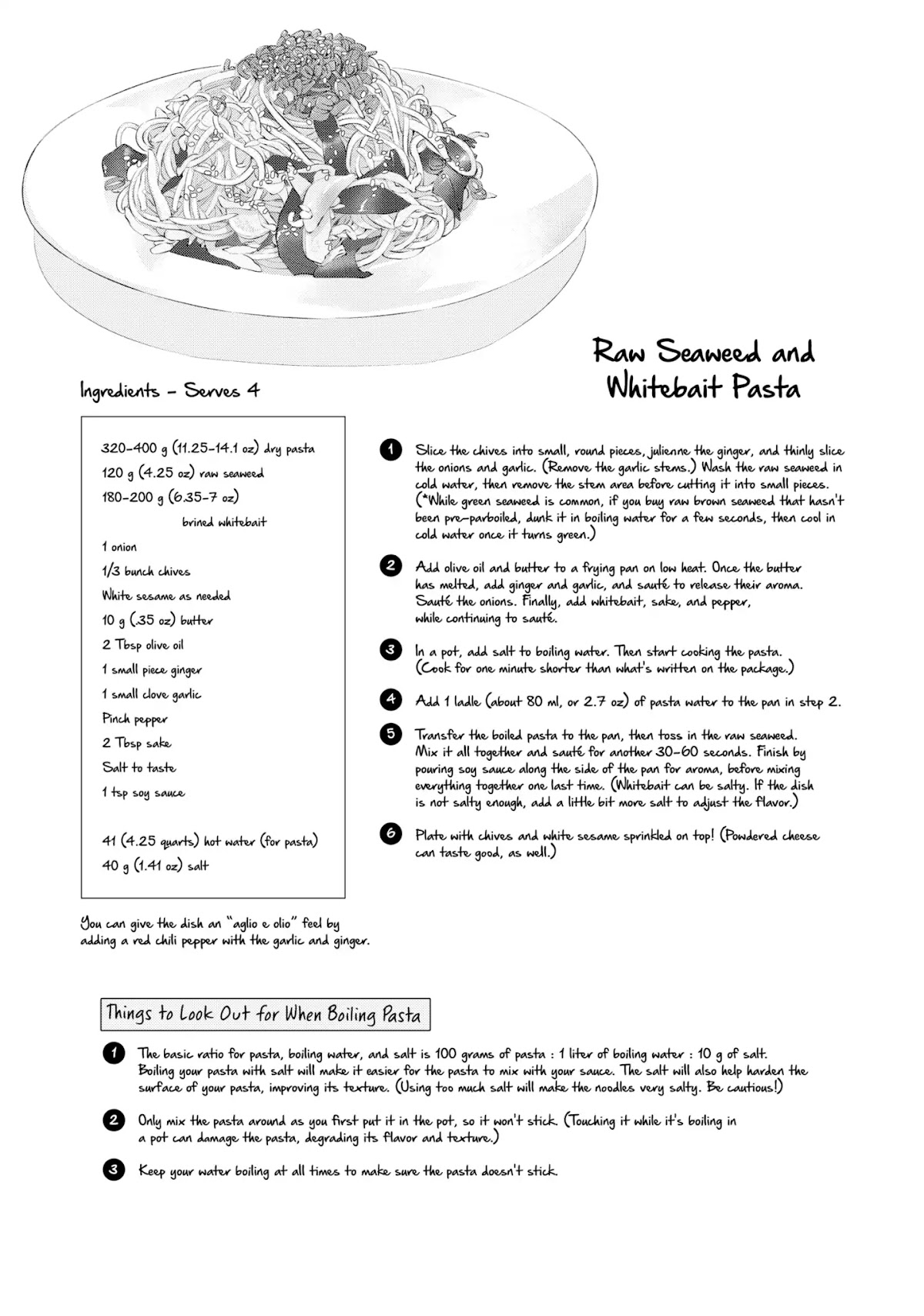 What's Cooking at the Emiya House Today? Chapter 13 page 13 - Chapter 13: Raw Seaweed and Whitebait Pasta