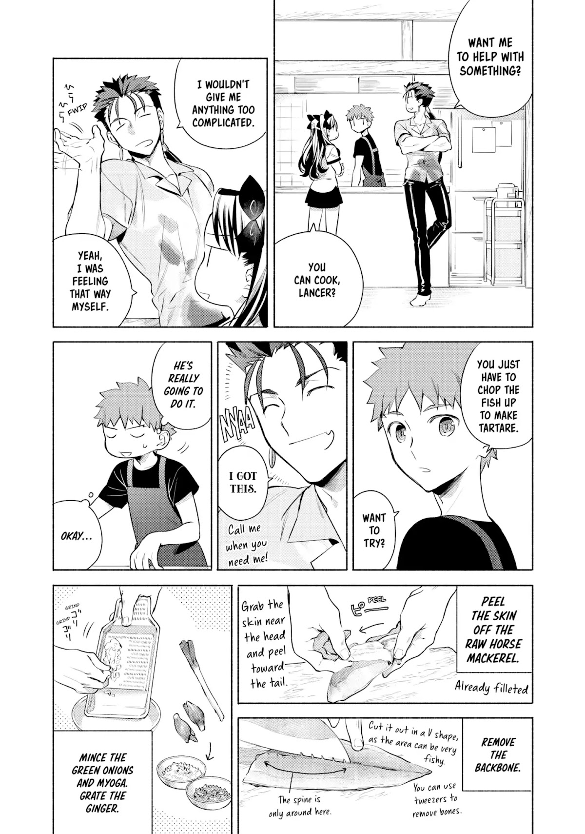 What's Cooking at the Emiya House Today? Chapter 14 page 6 - Chapter 14: A Horse Mackeral Feast