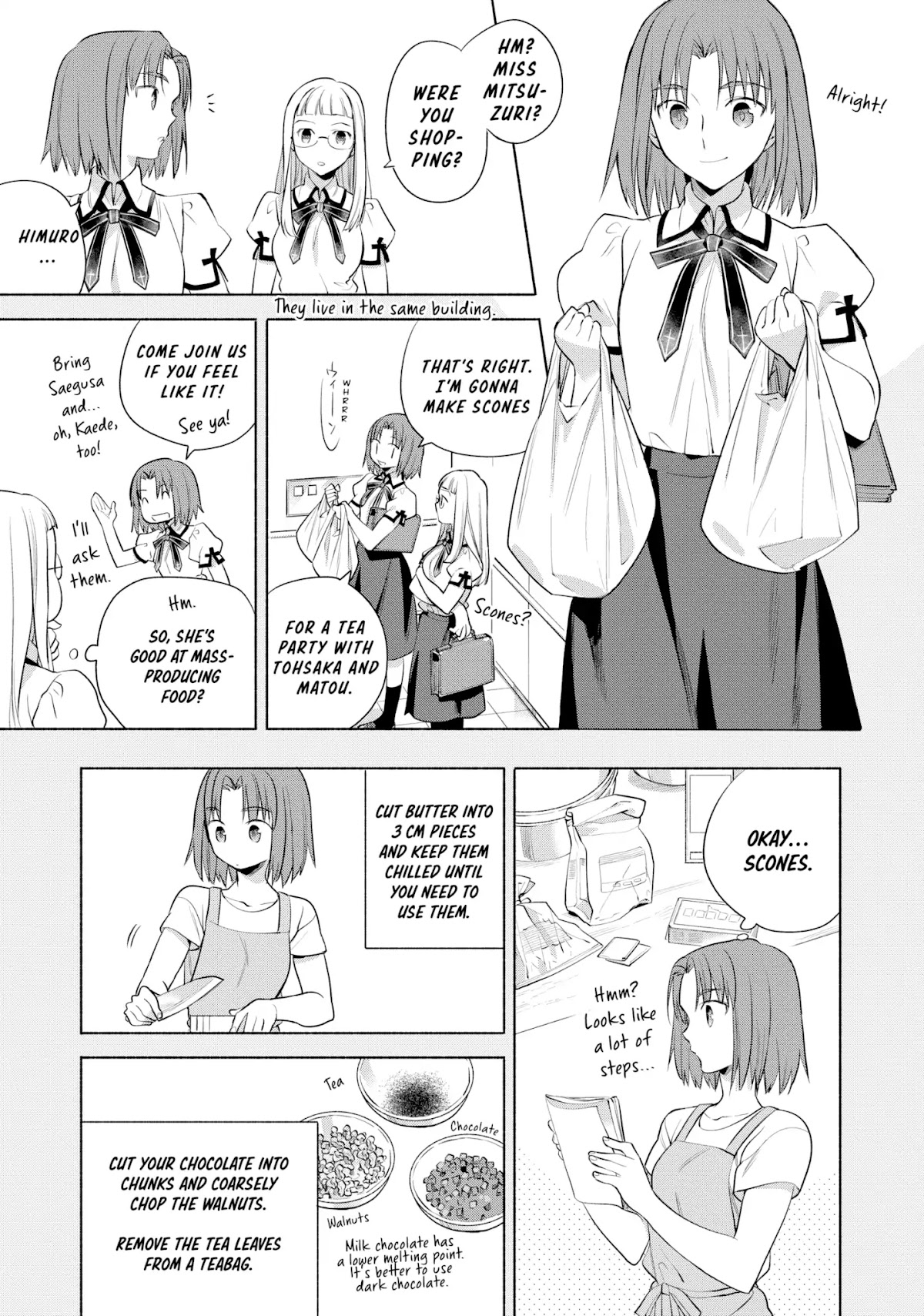 What's Cooking at the Emiya House Today? Chapter 15 page 5 - Chapter 15: Crisp Teatime Scones