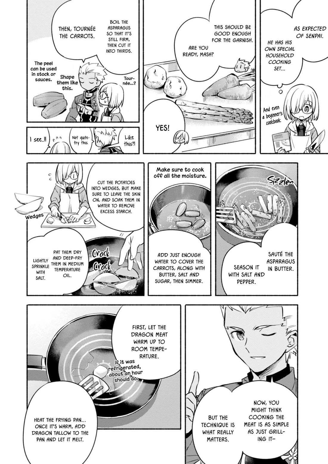 What's Cooking at the Emiya House Today? Chapter 17.3 page 4 - Chapter 17.3: Side Story 2: Caldea Lunchtime Special Dragon Steaks!