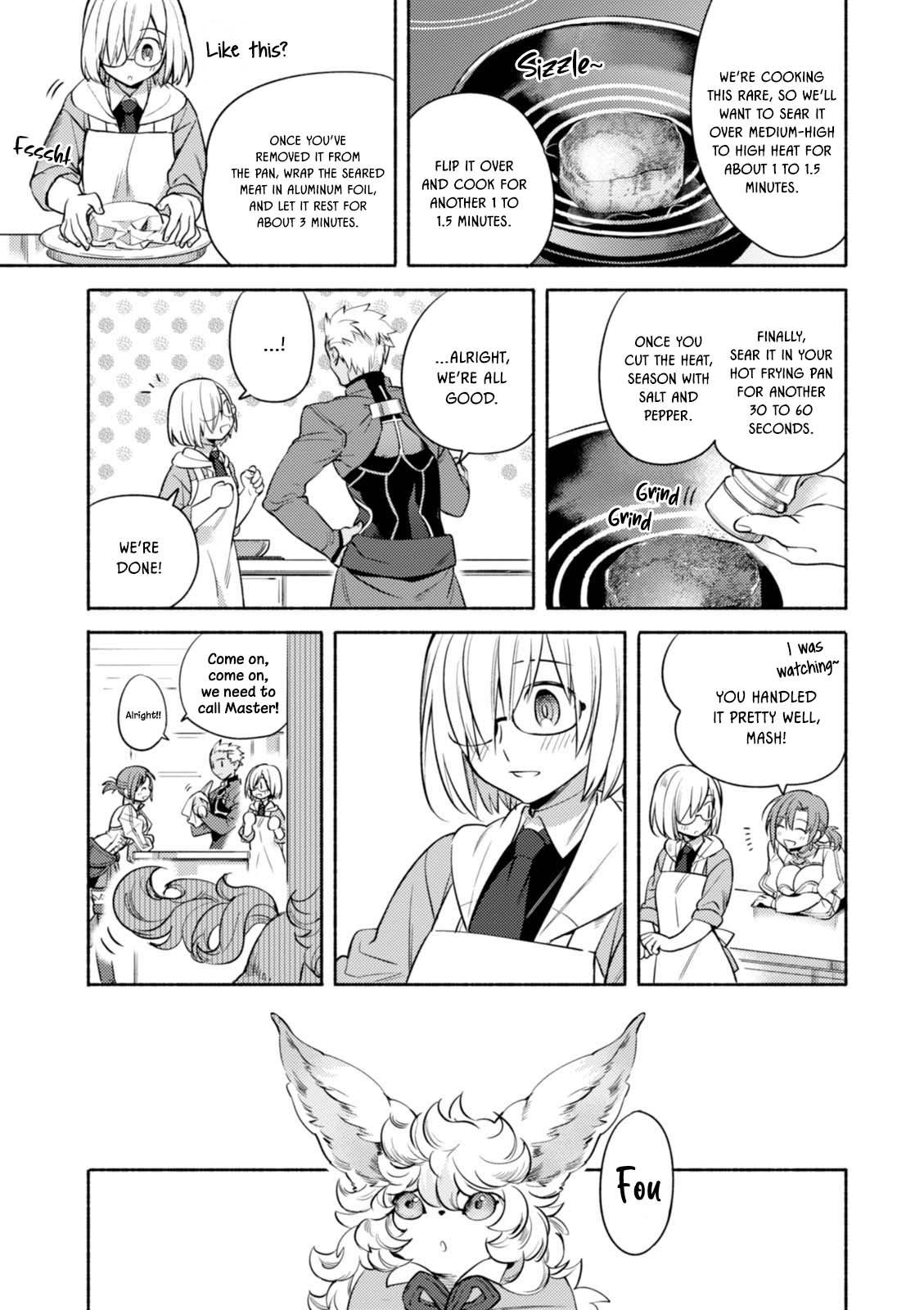 What's Cooking at the Emiya House Today? Chapter 17.3 page 5 - Chapter 17.3: Side Story 2: Caldea Lunchtime Special Dragon Steaks!