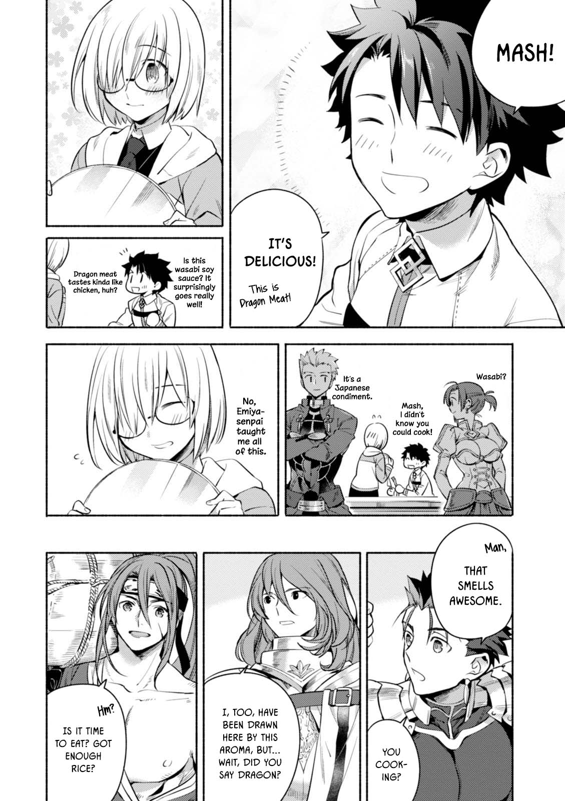 What's Cooking at the Emiya House Today? Chapter 17.3 page 8 - Chapter 17.3: Side Story 2: Caldea Lunchtime Special Dragon Steaks!