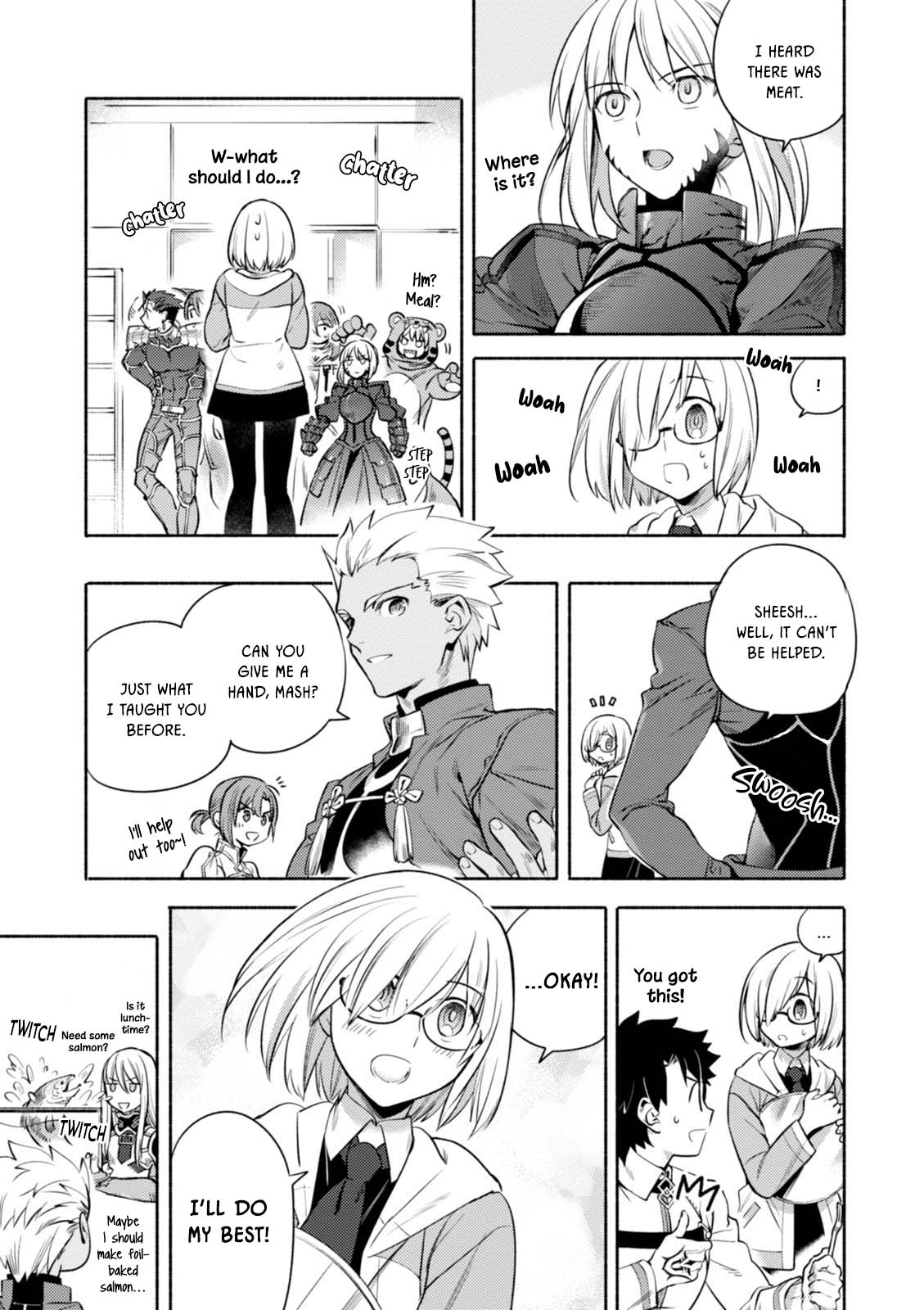 What's Cooking at the Emiya House Today? Chapter 17.3 page 9 - Chapter 17.3: Side Story 2: Caldea Lunchtime Special Dragon Steaks!