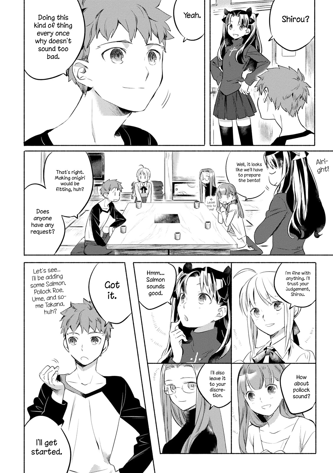 What's Cooking at the Emiya House Today? Chapter 9.1 page 3 - Chapter 9.1